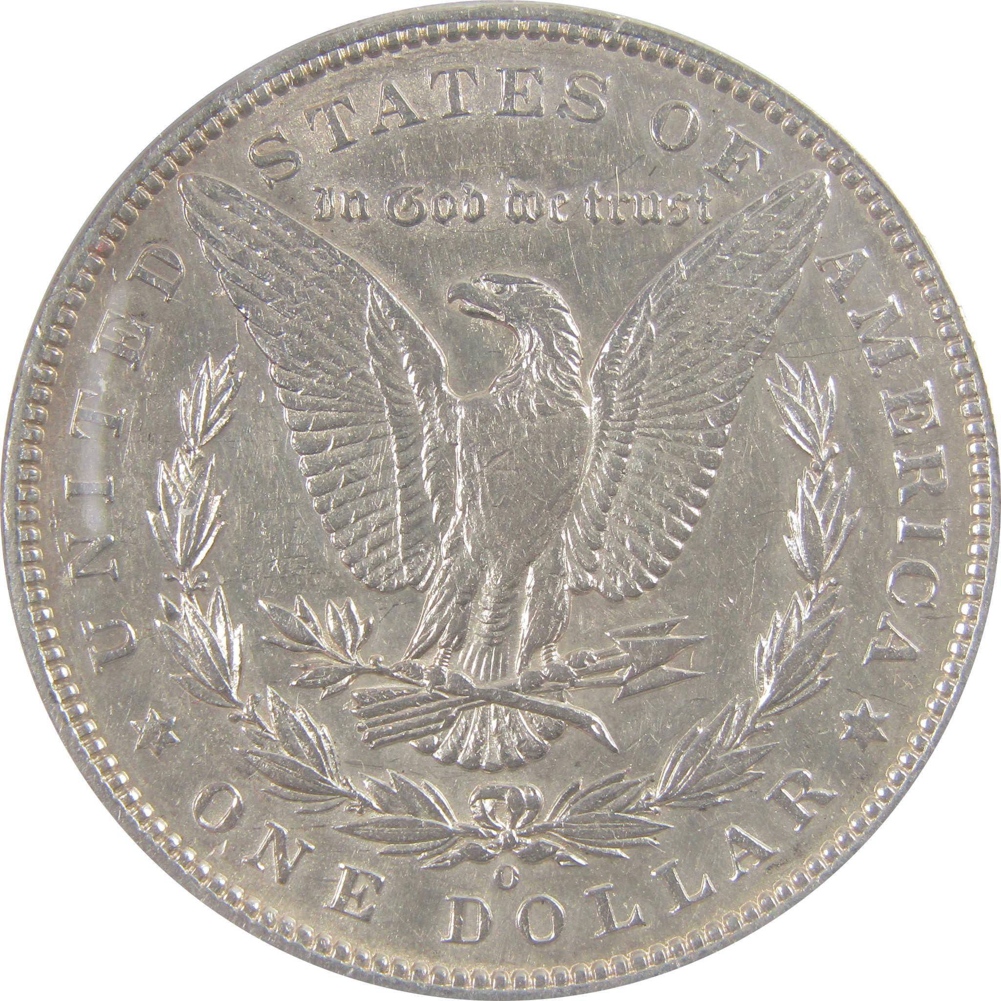 1895 O Morgan Silver Dollar AU 50 Details ANACS $1 Coin SKU:I24440 - Morgan coin - Morgan silver dollar - Morgan silver dollar for sale - Profile Coins &amp; Collectibles