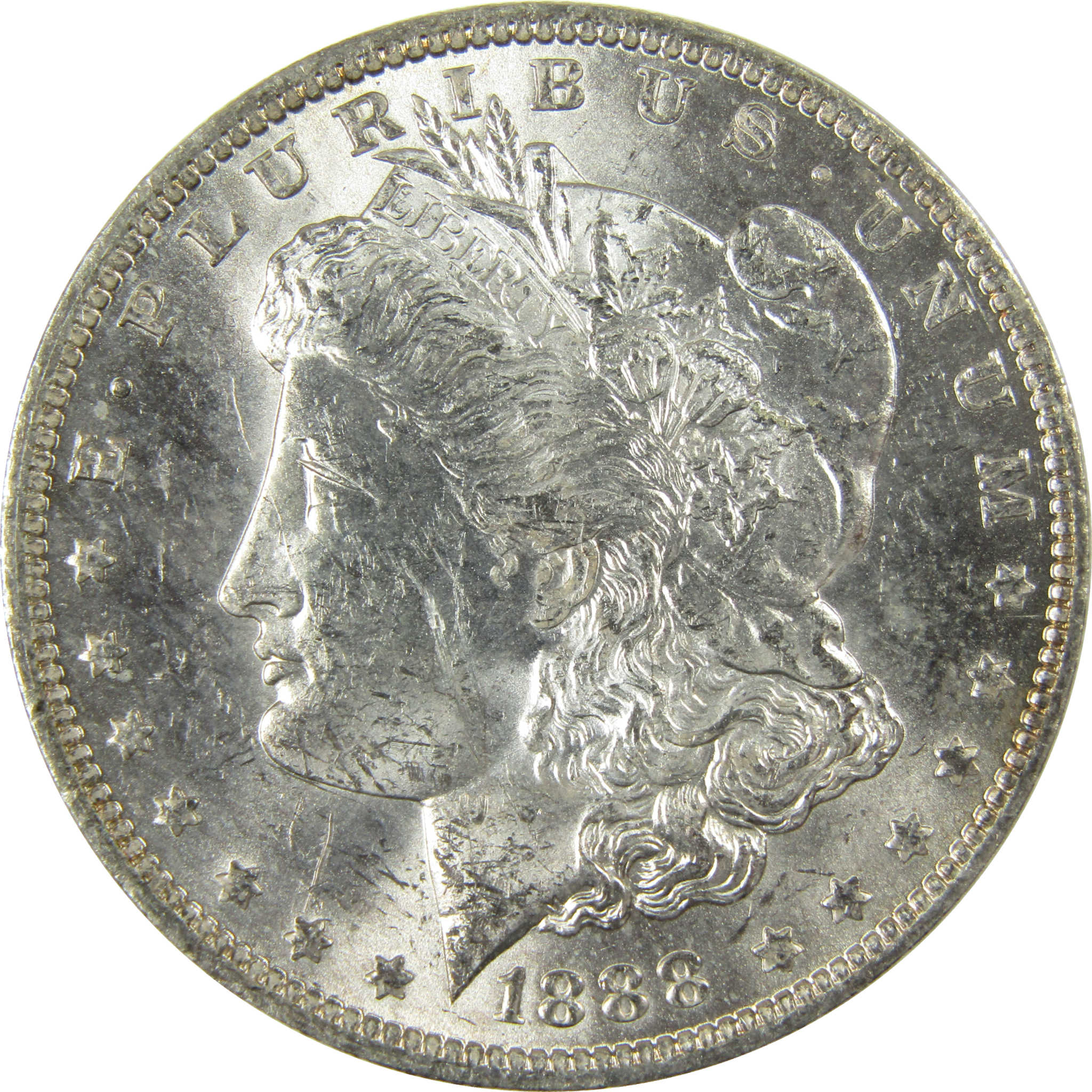 1888 O Morgan Silver Dollar Uncirculated Mint State $1 Coin SKU:I27685