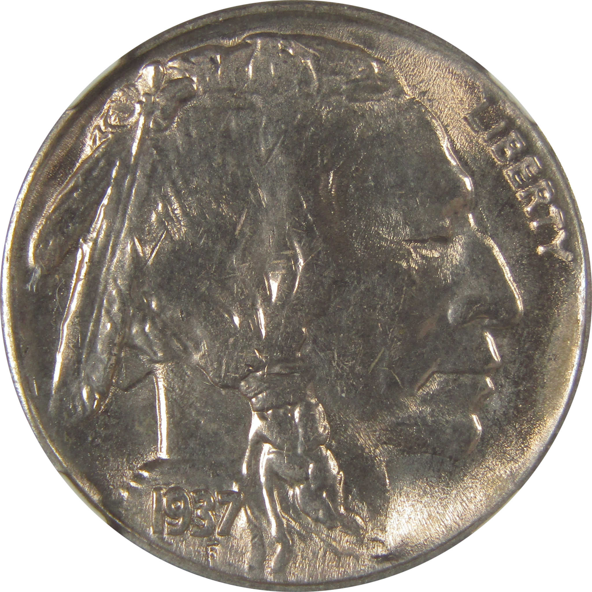 1937 S Indian Head Buffalo Nickel MS 66 NGC Bag Fragment SKU:I22670