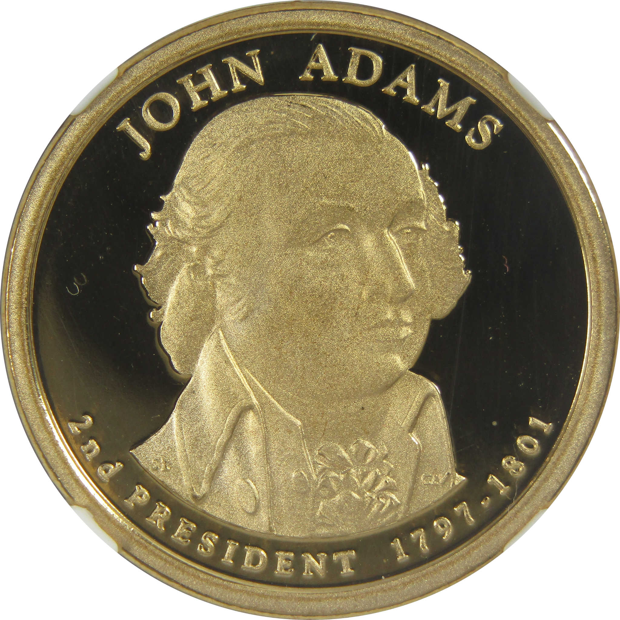 2007 S John Adams Presidential Dollar PF 70 UCAM NGC SKU:CPC9243