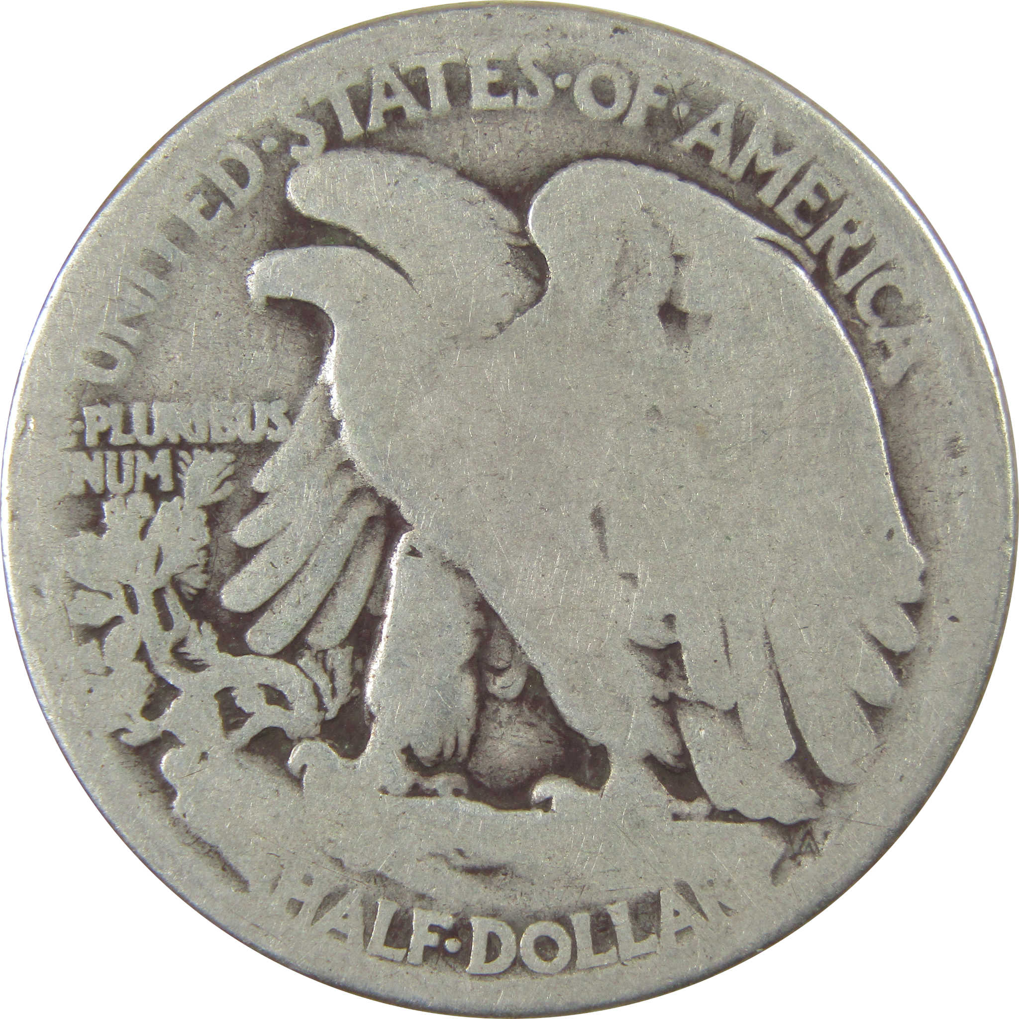 1919 Liberty Walking Silver Half Dollar AG About Good Coin SKU:I24116