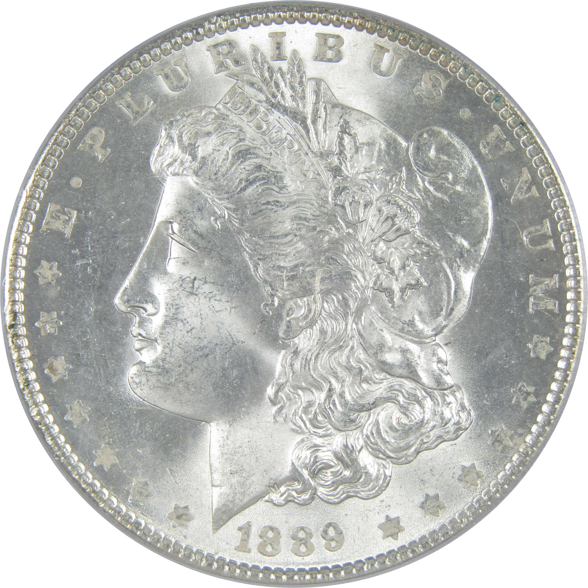 1889 Morgan Dollar MS 64 PCGS Silver $1 Uncirculated Coin SKU:I15391 - Morgan coin - Morgan silver dollar - Morgan silver dollar for sale - Profile Coins &amp; Collectibles