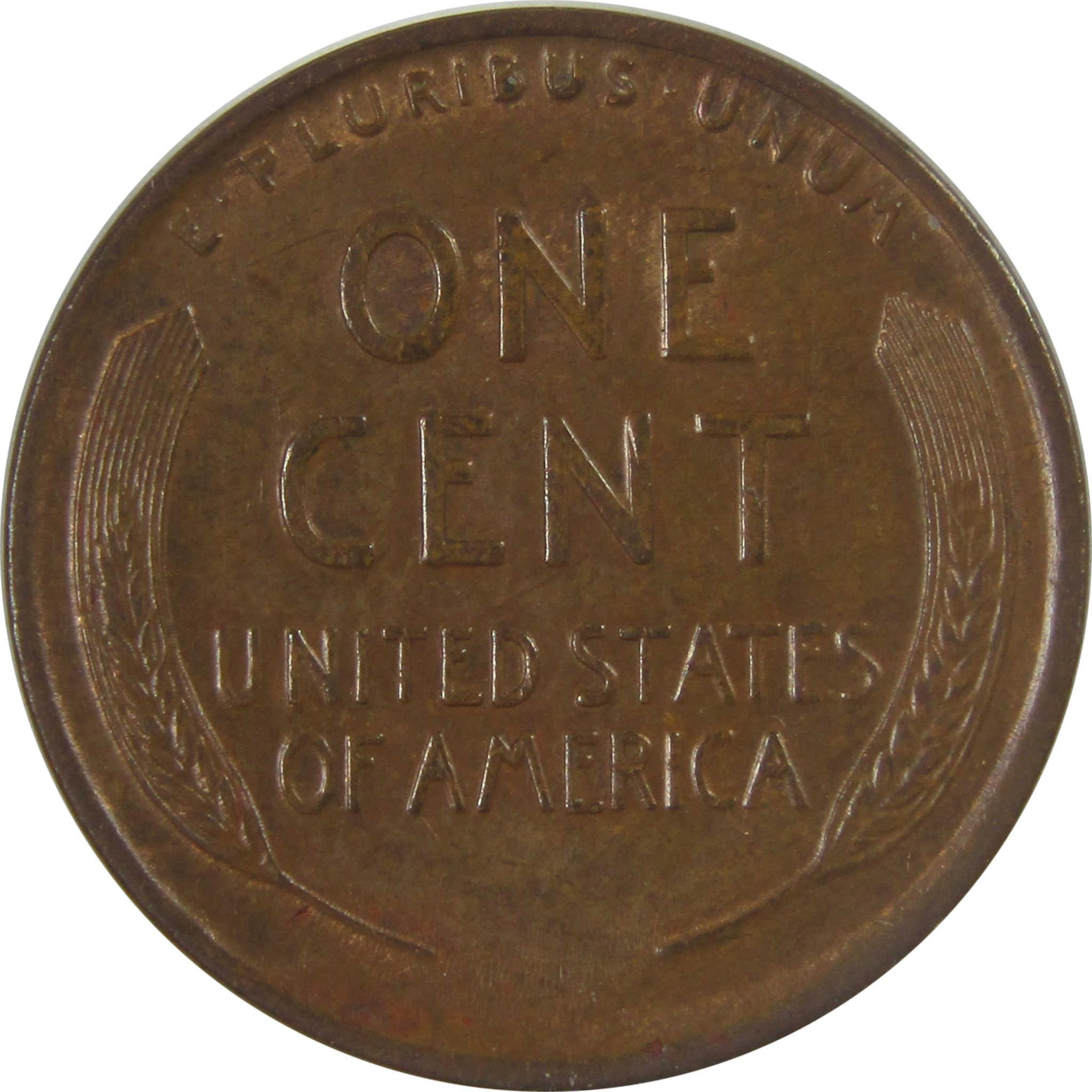1917 Lincoln Wheat Cent AU About Uncirculated Penny 1c Coin SKU:I25148
