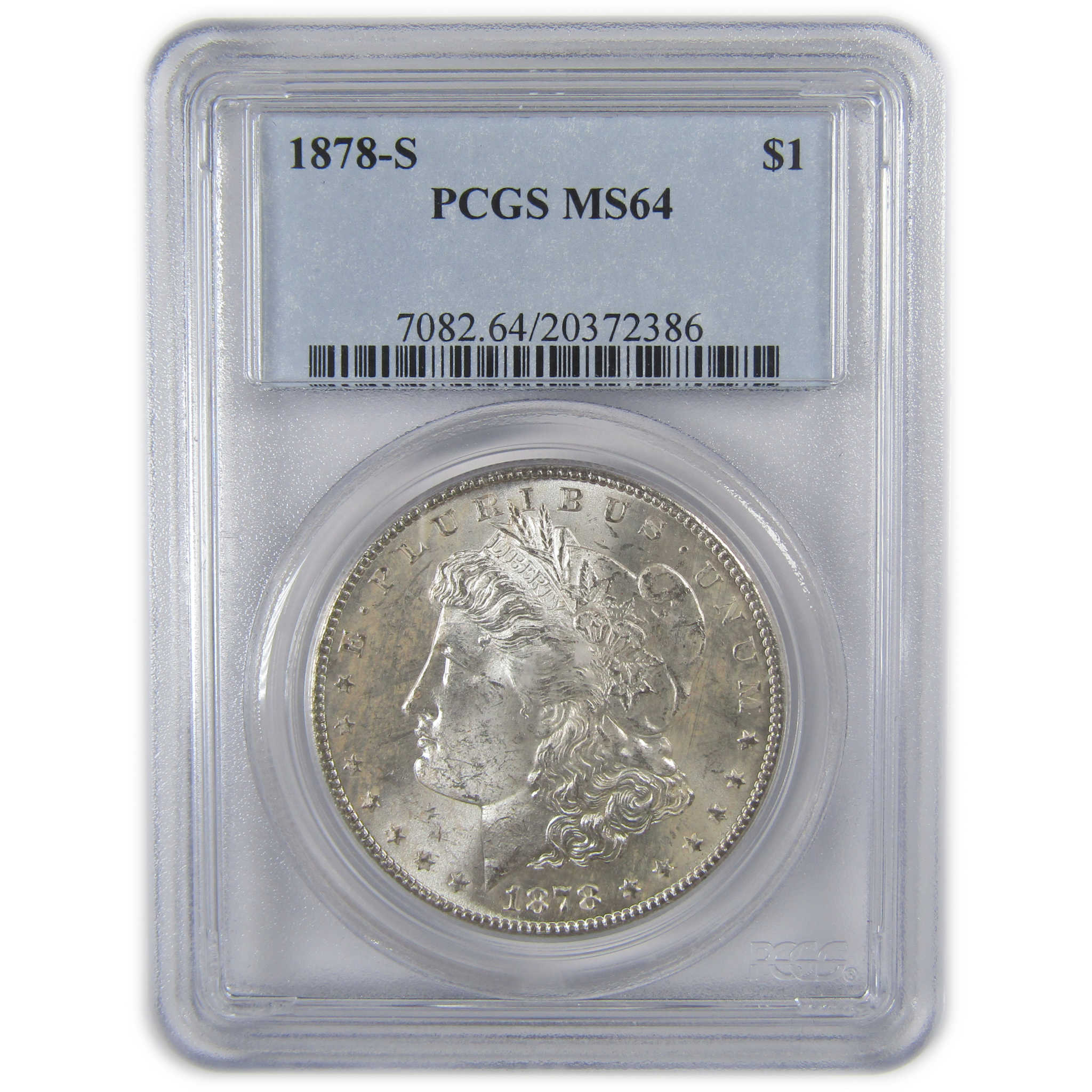 1878 S Morgan Dollar MS 64 PCGS Silver Uncirculated $1 Coin SKU:I23413 - Morgan coin - Morgan silver dollar - Morgan silver dollar for sale - Profile Coins &amp; Collectibles