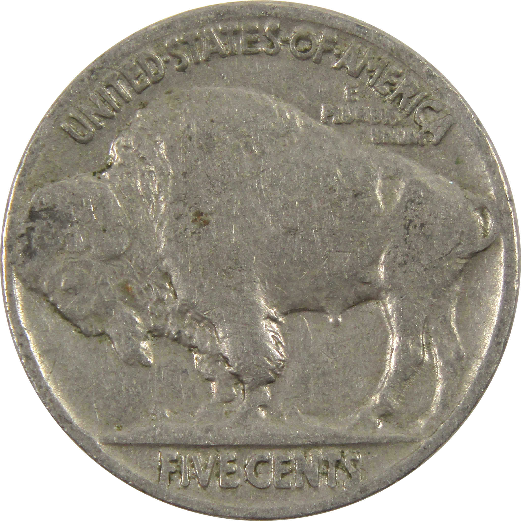 1934 Indian Head Buffalo Nickel AG About Good 5c Coin