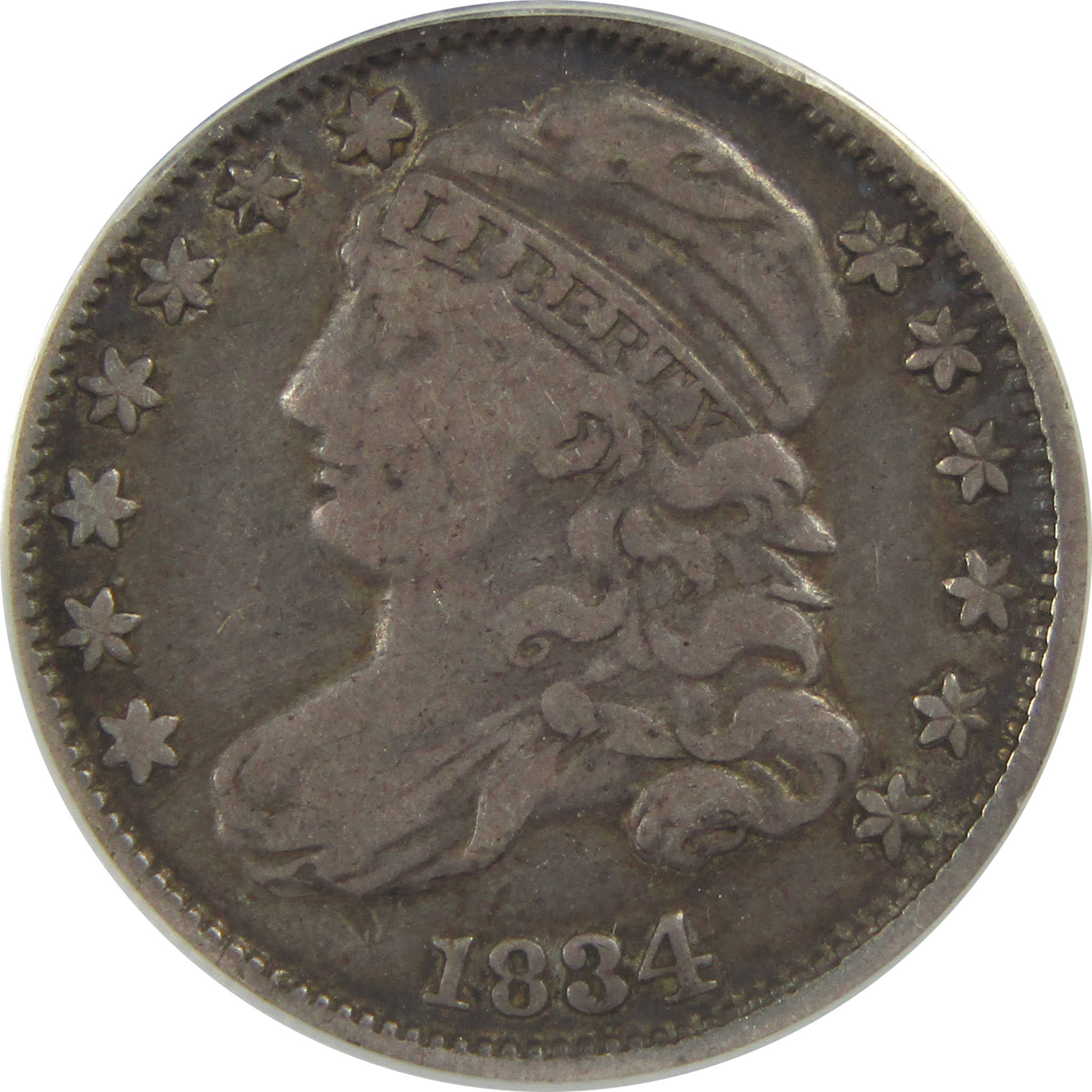 1834 Capped Bust Dime VF 20 Details ANACS Silver 10c Coin SKU:I22322