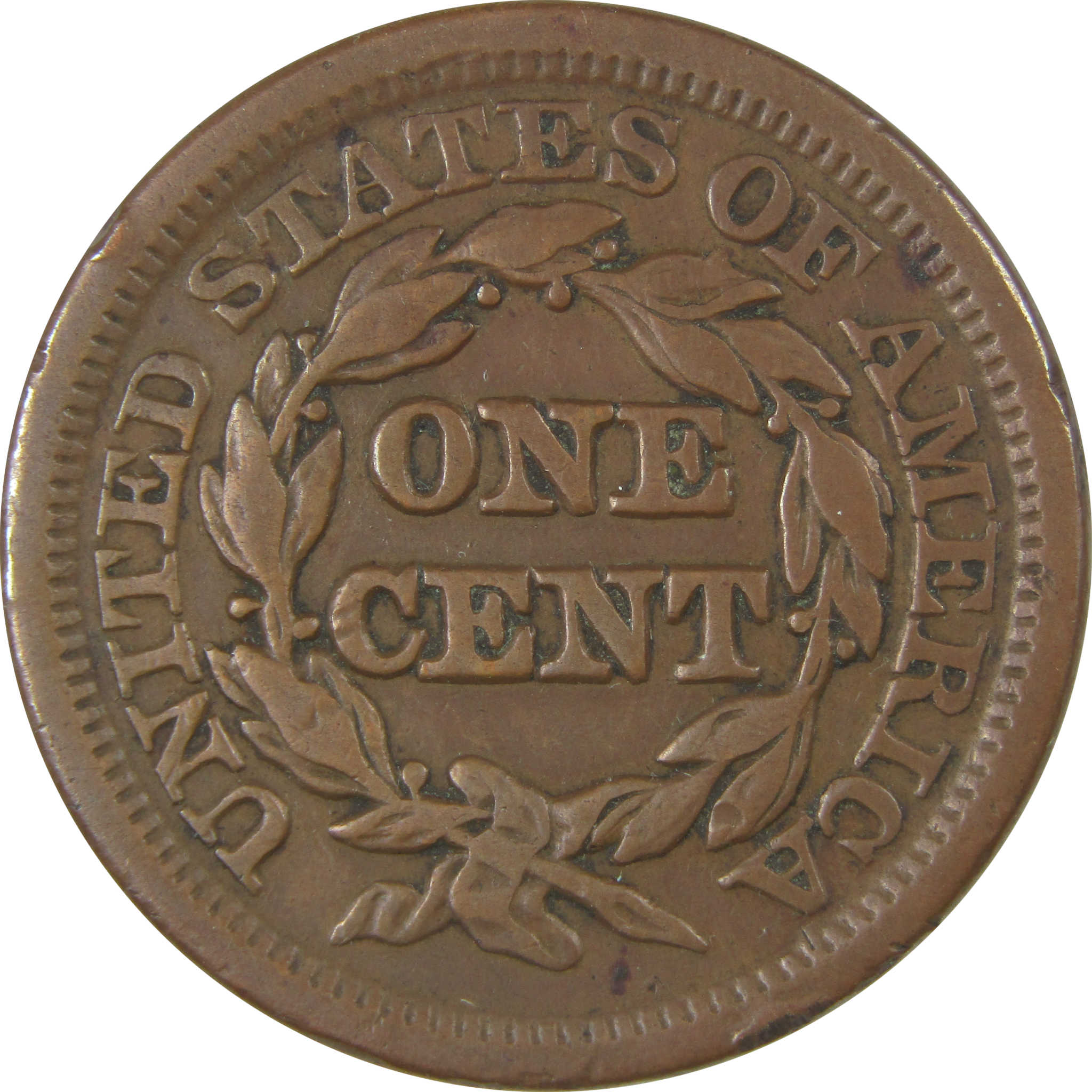 1847 Braided Hair Copper Large Cent VF Very Fine Details SKU:I23856