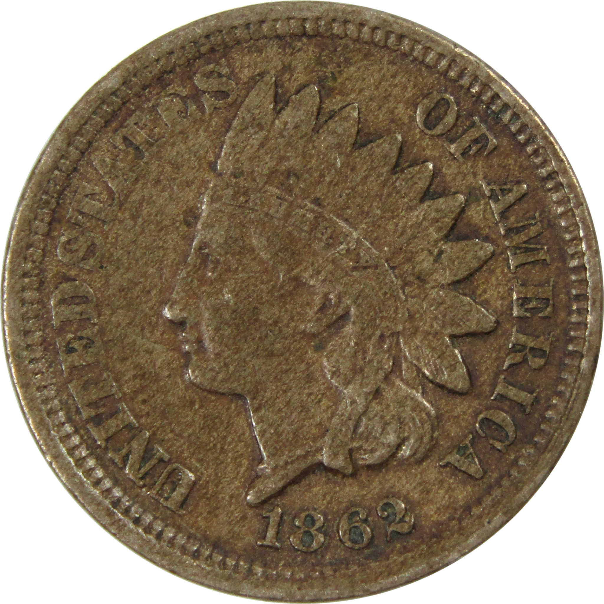 1862 Indian Head Cent XF EF Extremely Fine Copper-Nickel SKU:I13669