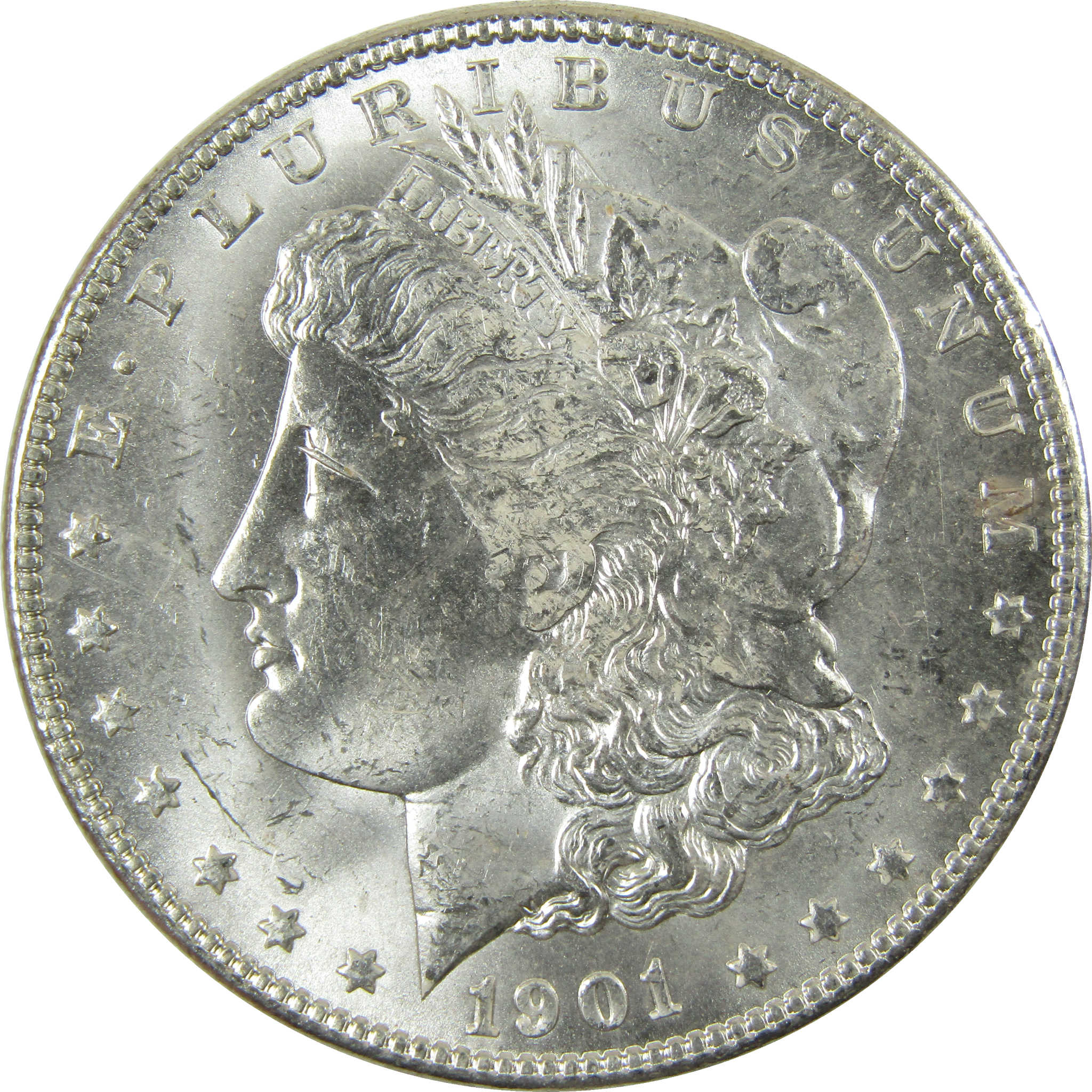 1901 O Morgan Silver Dollar Uncirculated Mint State $1 Coin SKU:I28386