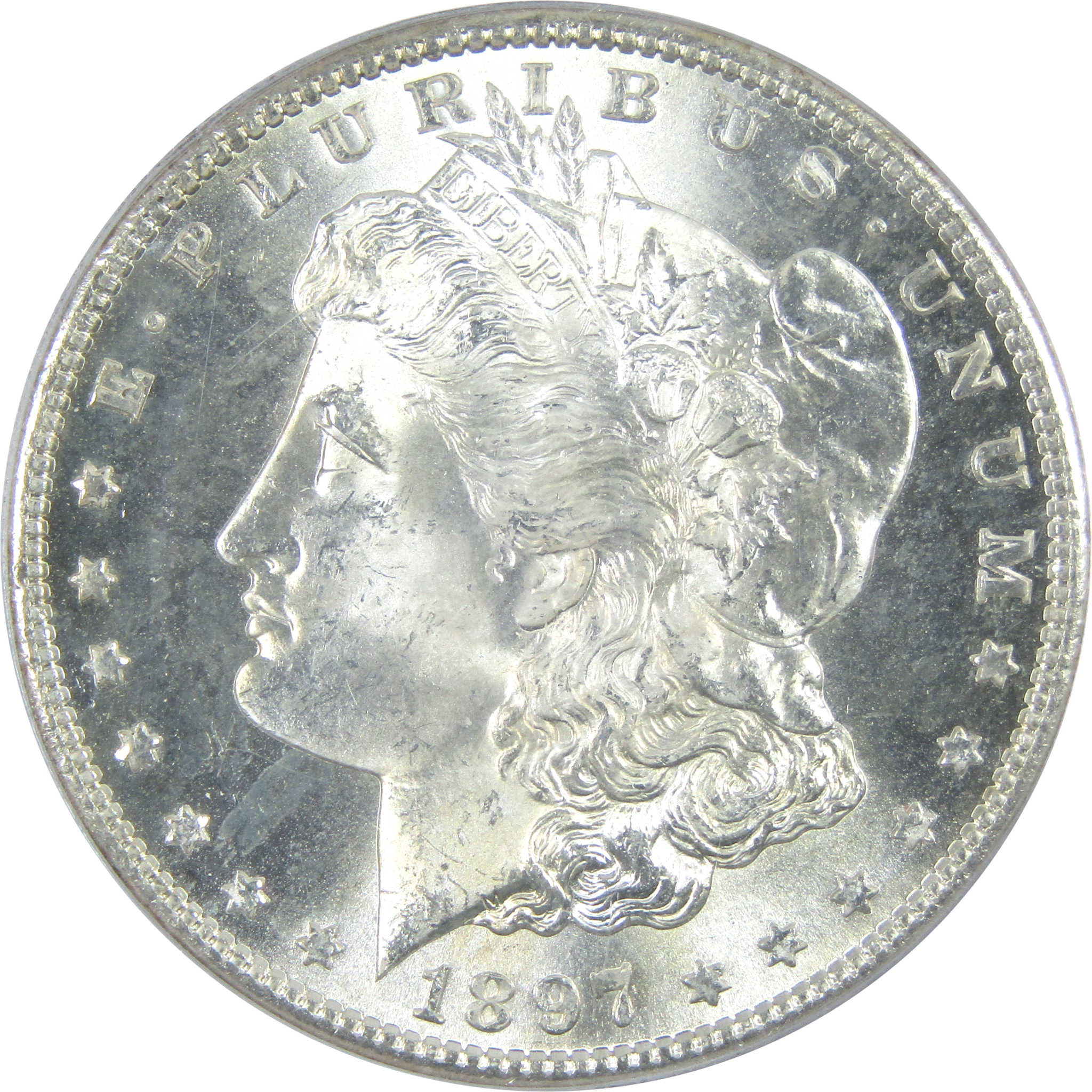 1897 S Morgan Dollar MS 64 PCGS Silver $1 Uncirculated Coin SKU:I14605 - Morgan coin - Morgan silver dollar - Morgan silver dollar for sale - Profile Coins &amp; Collectibles