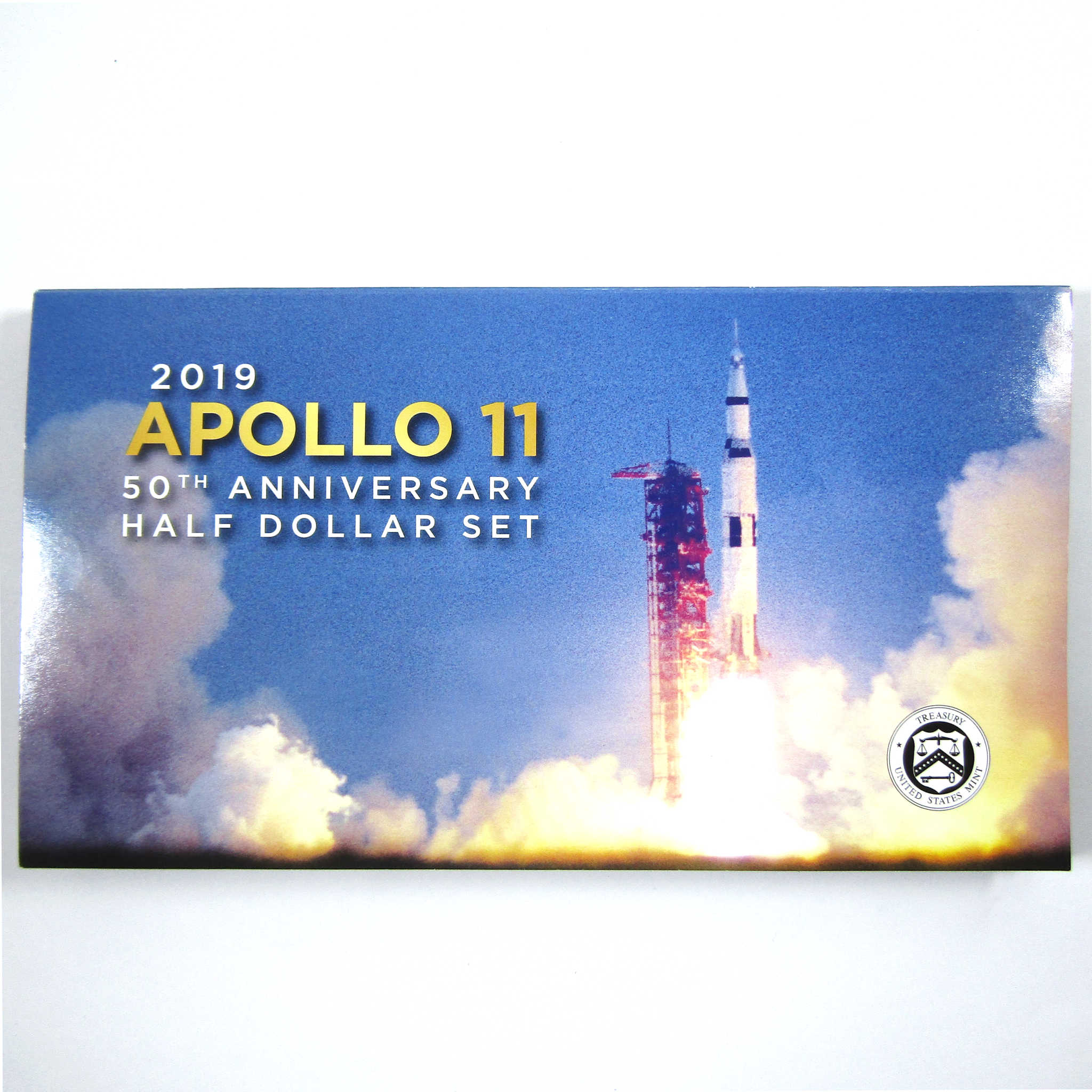 2019 Apollo 11 50th Anniversary 2 Pc Half Dollar Set SKU:CPC3863