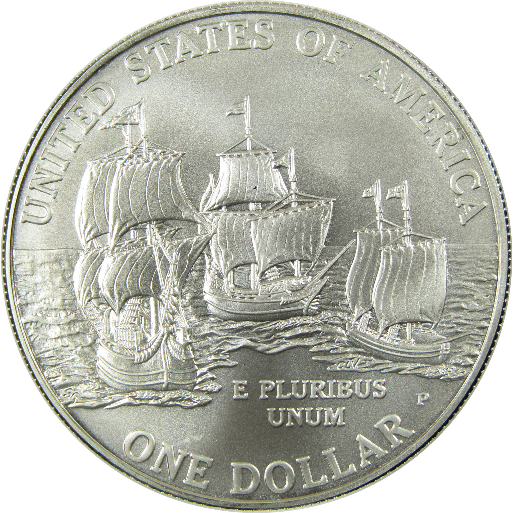 2007 P Jamestown Commemorative Silver Dollar Uncirculated $1 Coin