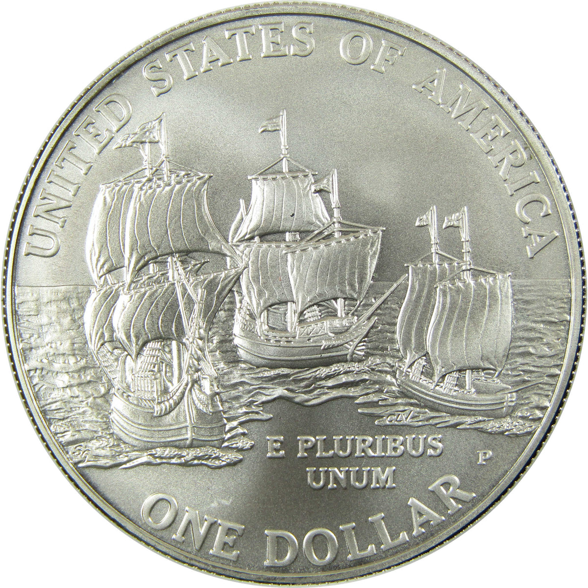 2007 P Jamestown Commemorative Silver Dollar Uncirculated $1 Coin