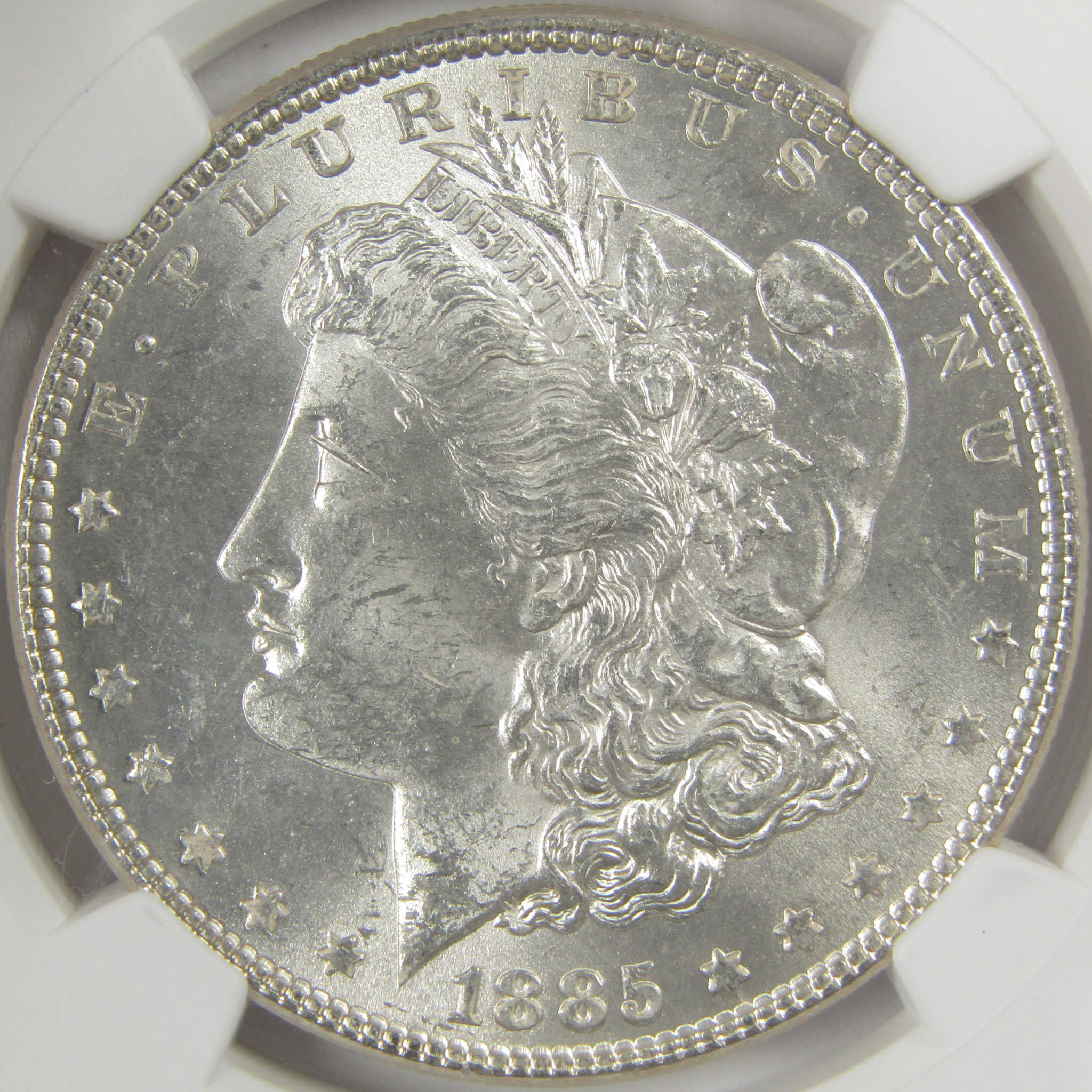 1885 Morgan Dollar MS 63 NGC Silver Uncirculated $1 Coin SKU:I22434 - Morgan coin - Morgan silver dollar - Morgan silver dollar for sale - Profile Coins &amp; Collectibles