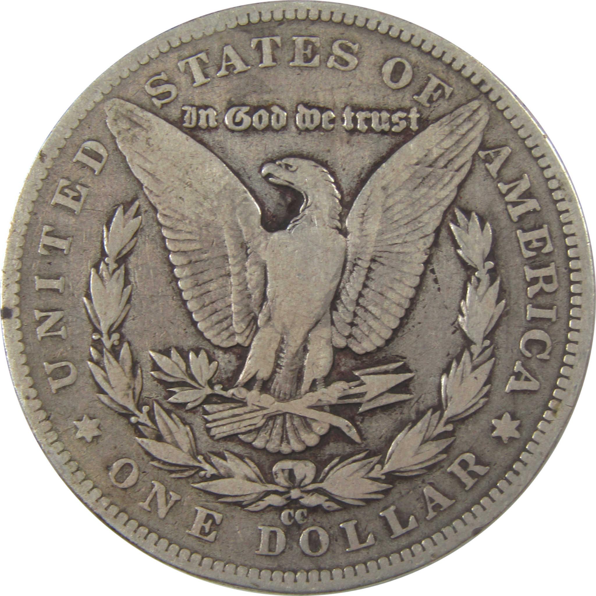 1891 CC Morgan Silver Dollar VG Very Good $1 Coin SKU:I23964 - Morgan coin - Morgan silver dollar - Morgan silver dollar for sale - Profile Coins &amp; Collectibles