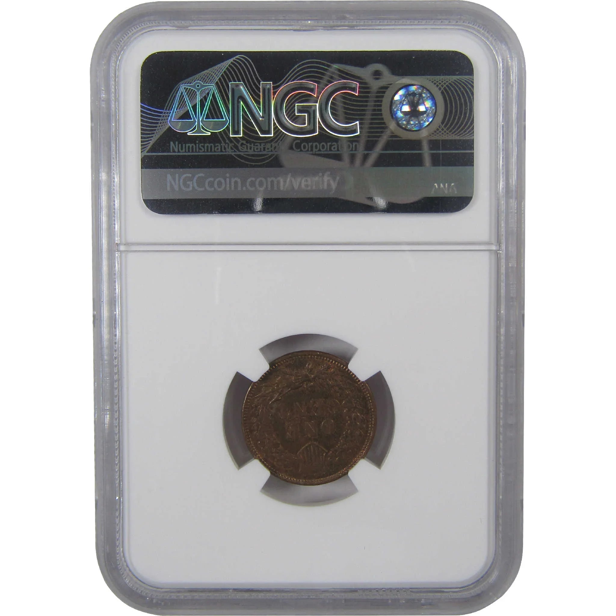 1872 Indian Head Cent MS 63 BN NGC Penny Uncirculated 1c Coin