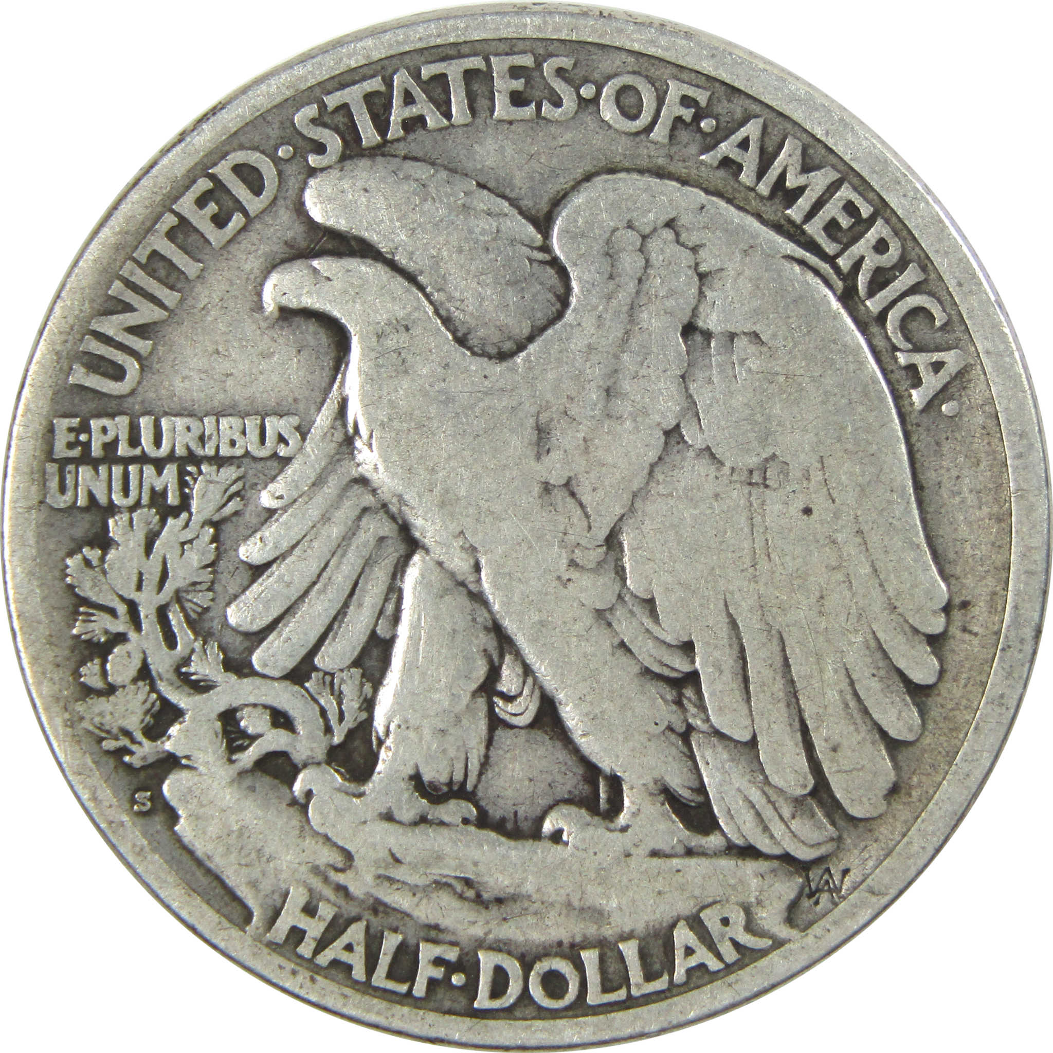 1923 S Liberty Walking Half Dollar VG Details Silver 50c SKU:I13720