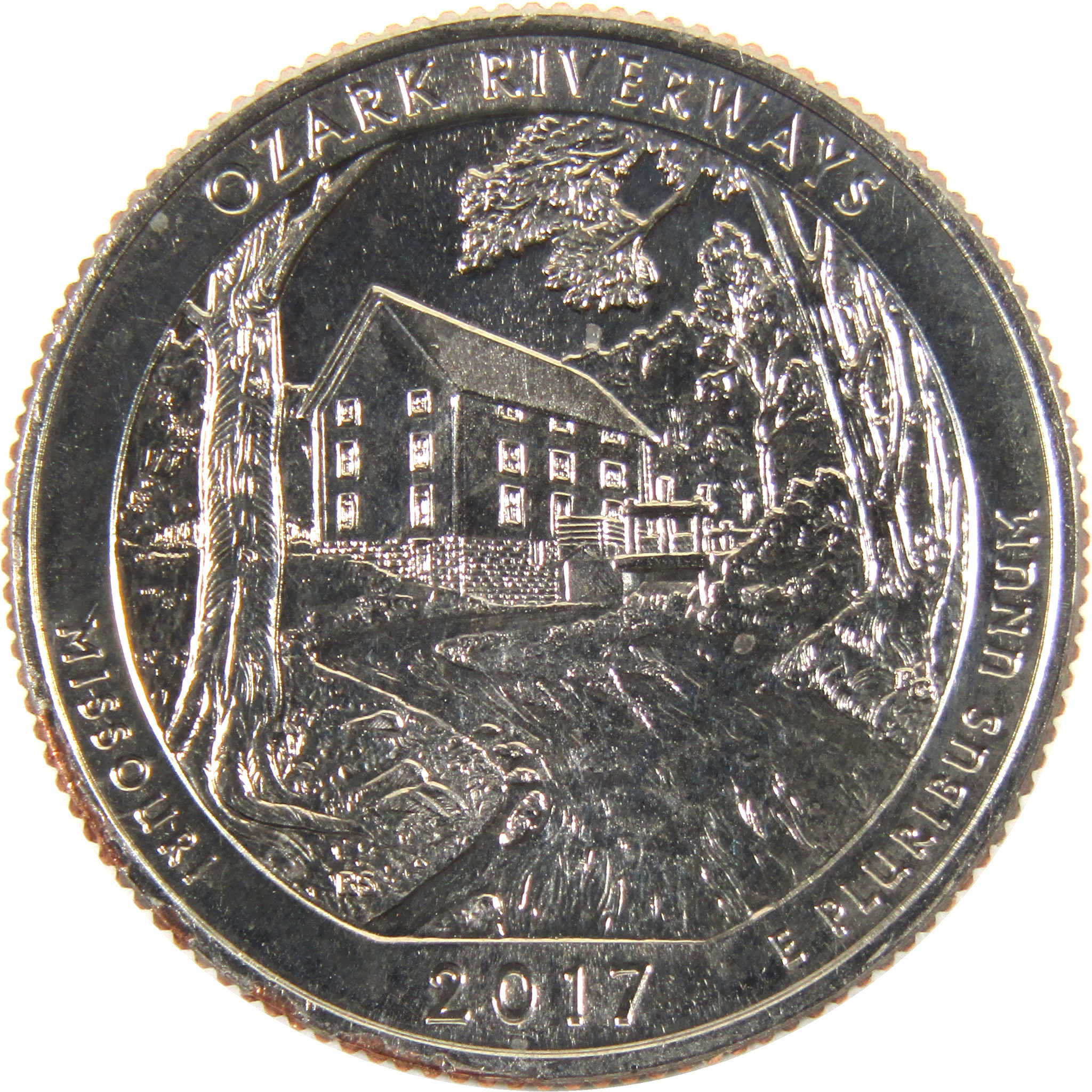 2017 S Ozark NSR National Park Quarter BU Uncirculated Clad Coin