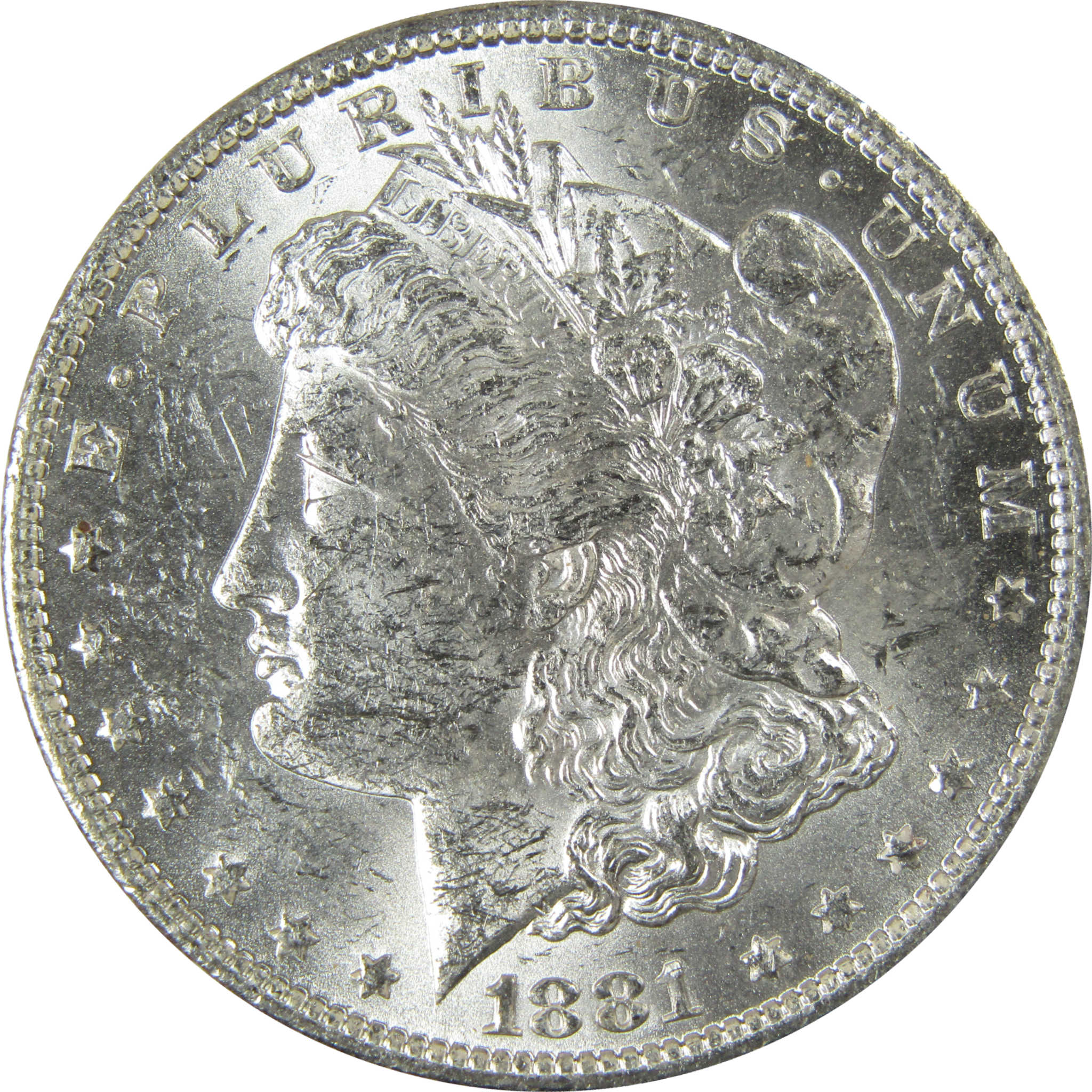 1881 O Morgan Silver Dollar Uncirculated Mint State $1 Coin SKU:I27703