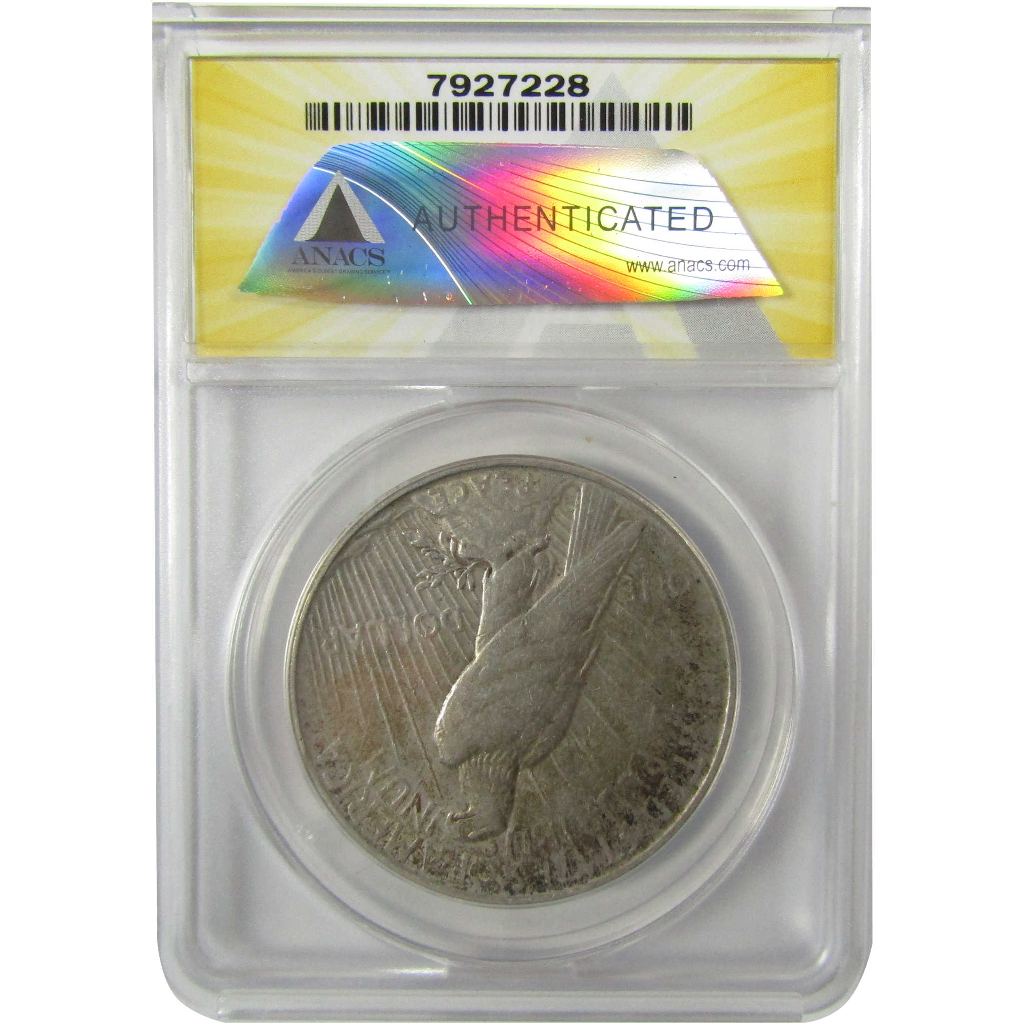1935 Peace Silver Dollar EF 40 ANACS $1 Coin Collectible SKU:I28475