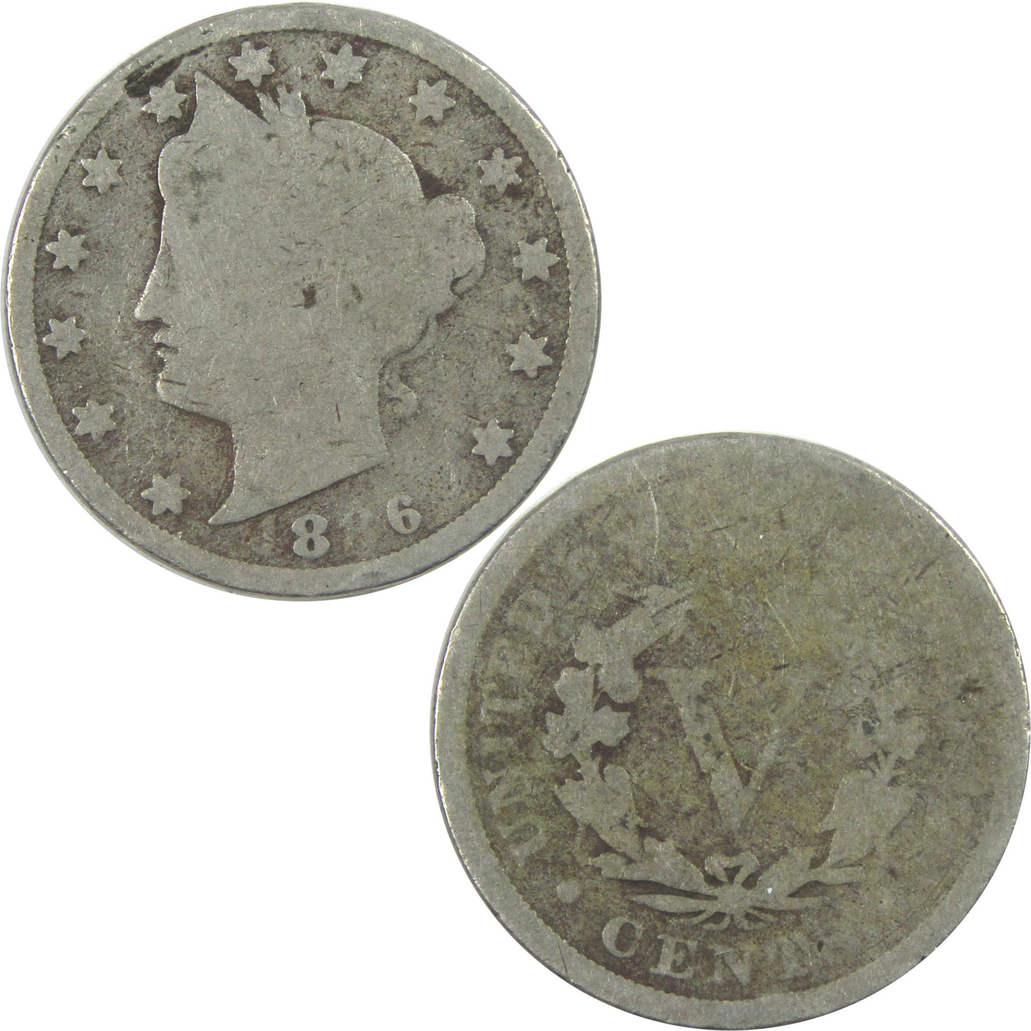 1886 Liberty Head V Nickel AG About Good 5c Coin SKU:I15407