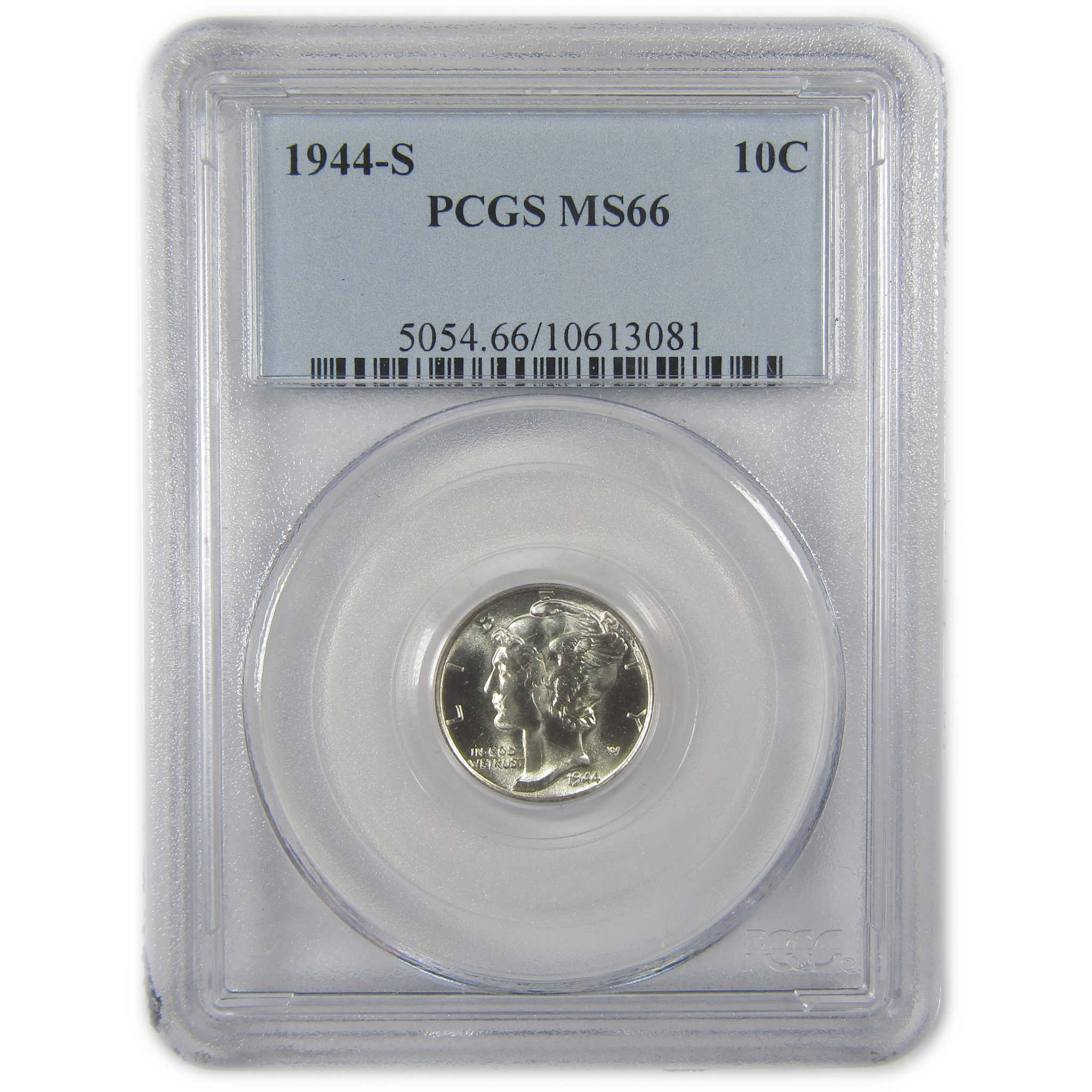 1944 S Mercury Dime MS 66 PCGS Silver Uncirculated SKU:CPC0616