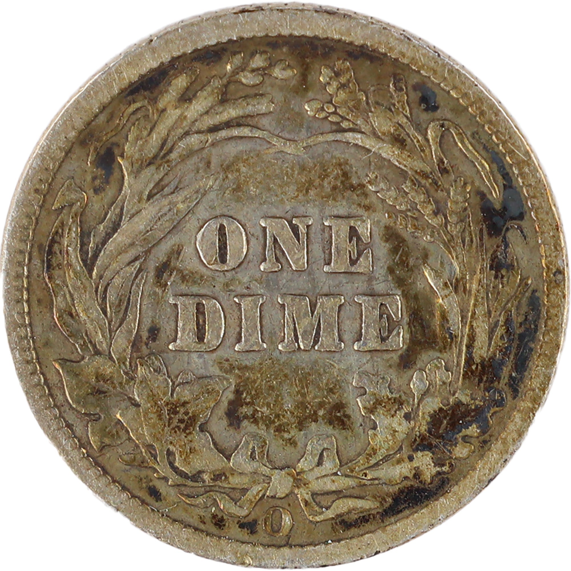 1903 O Barber Dime F Fine Details Silver 10c Coin SKU:I11973