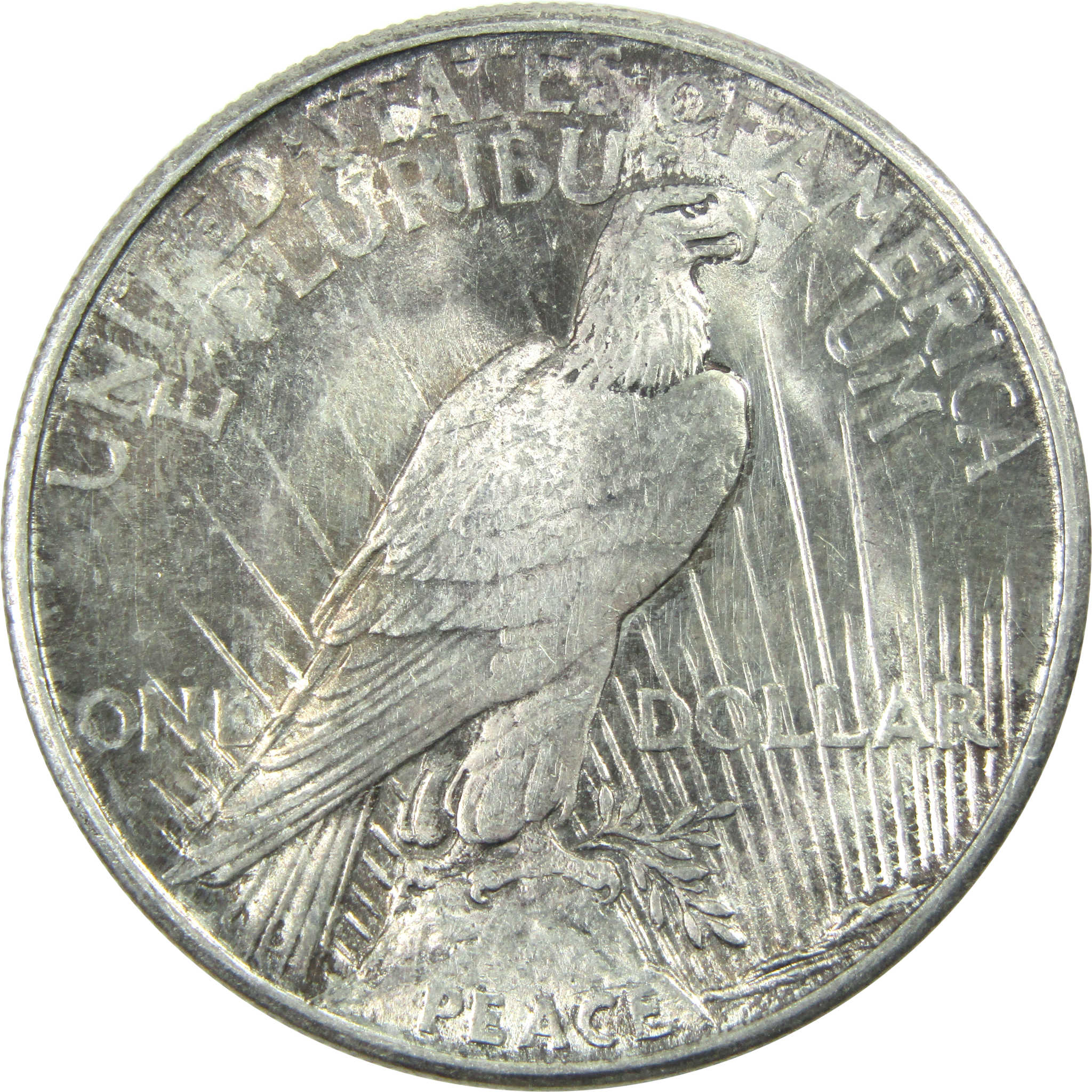 1921 High Relief Peace Dollar AU Details Silver $1 Coin SKU:I13813