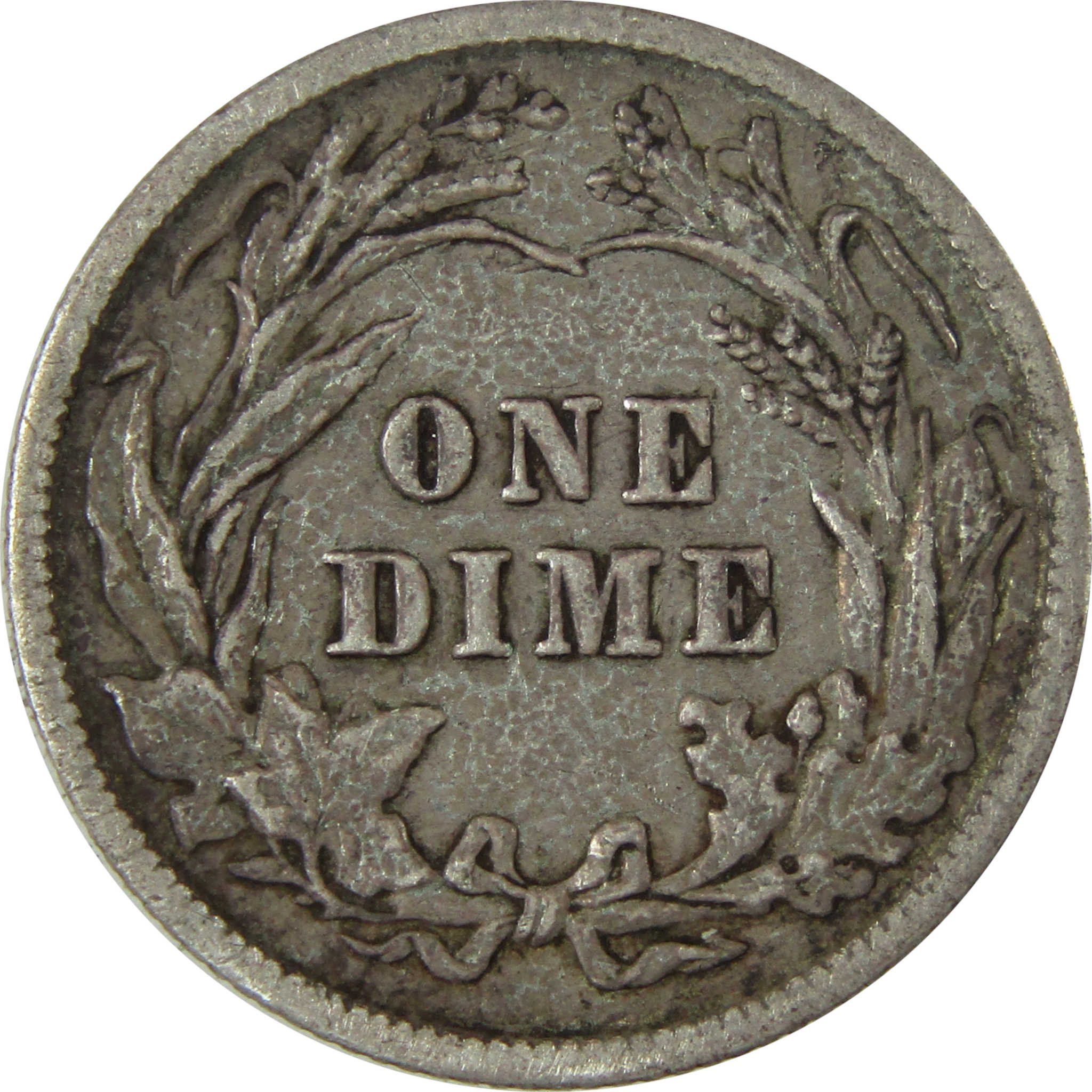 1904 Barber Silver Dime F Fine 10c Coin Collectible SKU:CP984