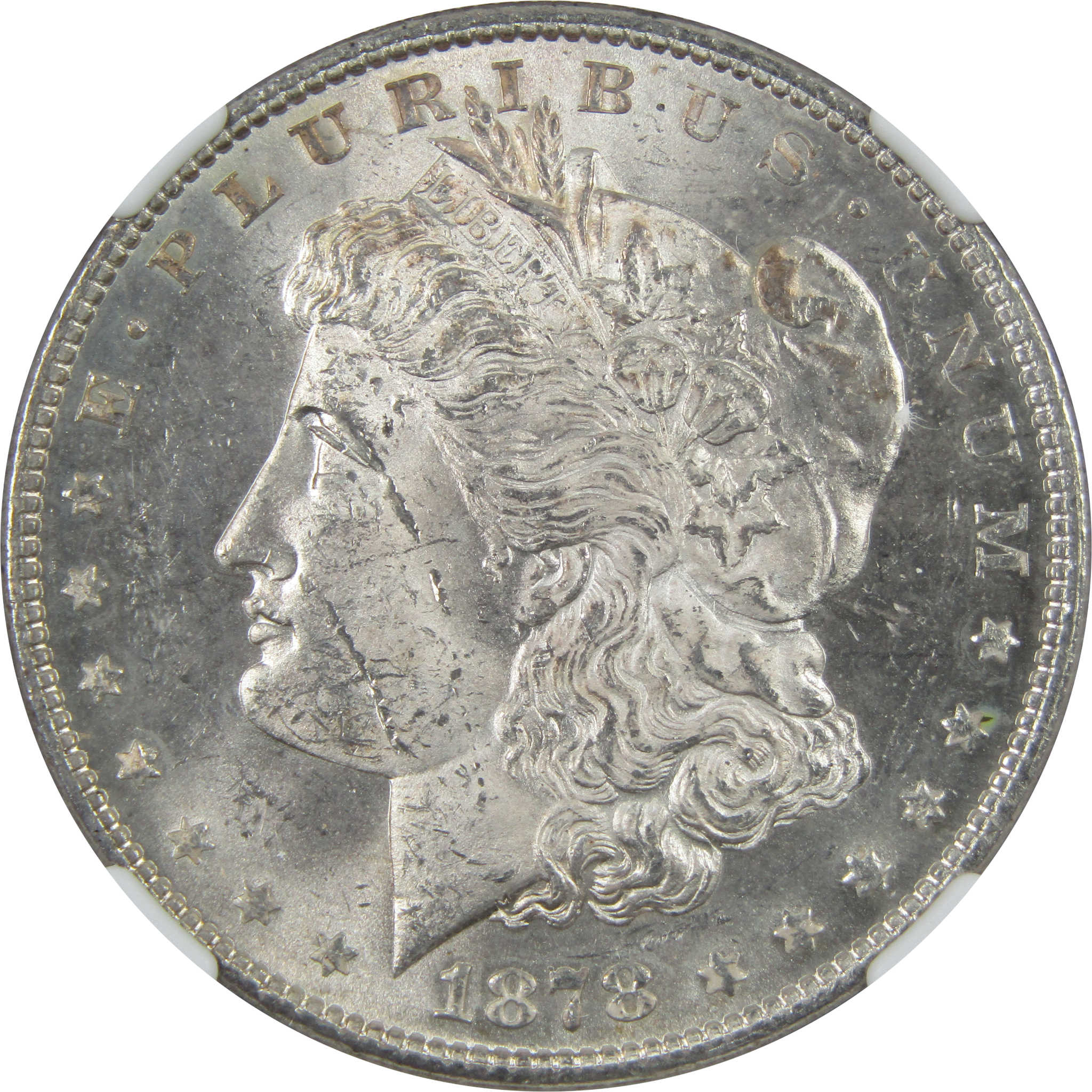 1878 7TF Rev 78 Morgan Dollar MS 61 NGC Uncirculated SKU:I14030 - Morgan coin - Morgan silver dollar - Morgan silver dollar for sale - Profile Coins &amp; Collectibles