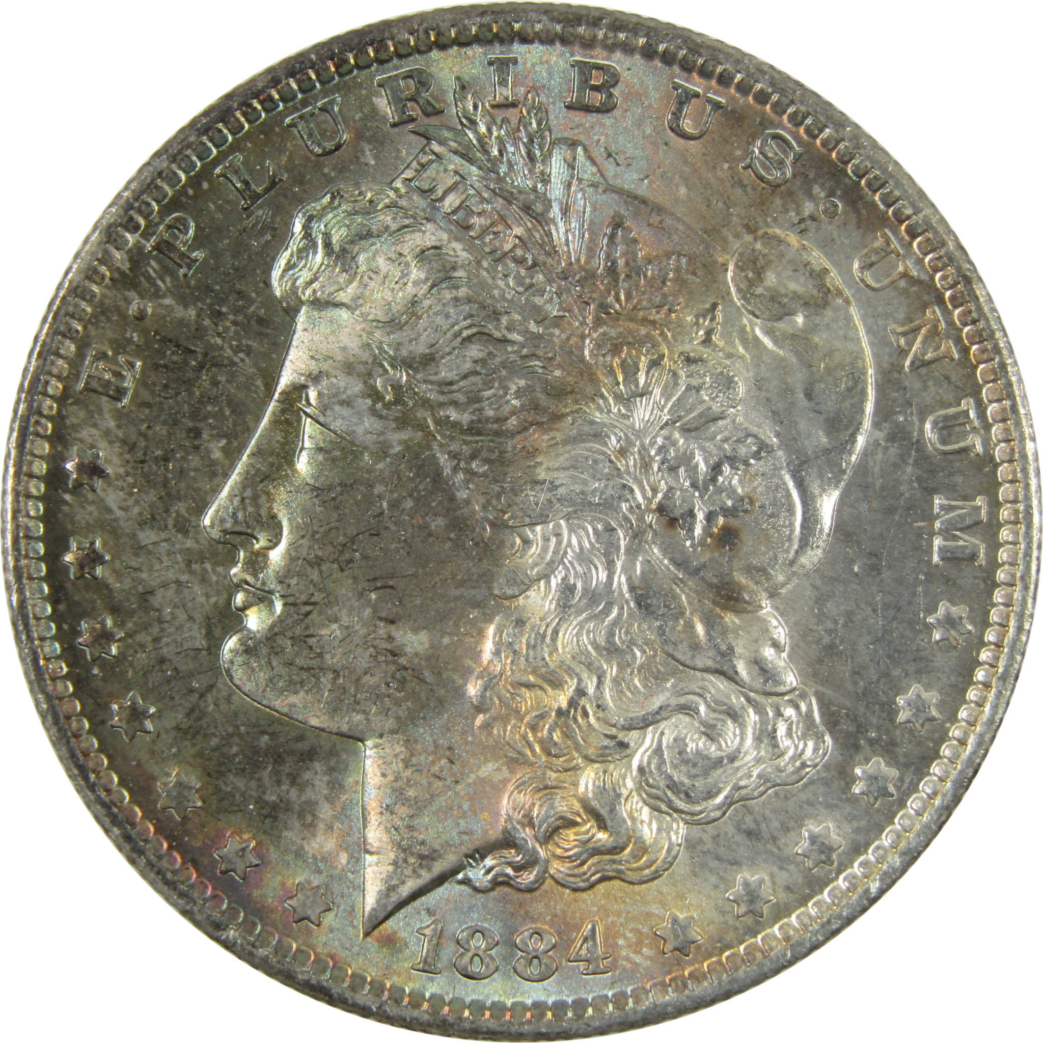 1884 D Morgan Dollar BU Choice Uncirculated Silver $1 Coin SKU:I14372 - Morgan coin - Morgan silver dollar - Morgan silver dollar for sale - Profile Coins &amp; Collectibles