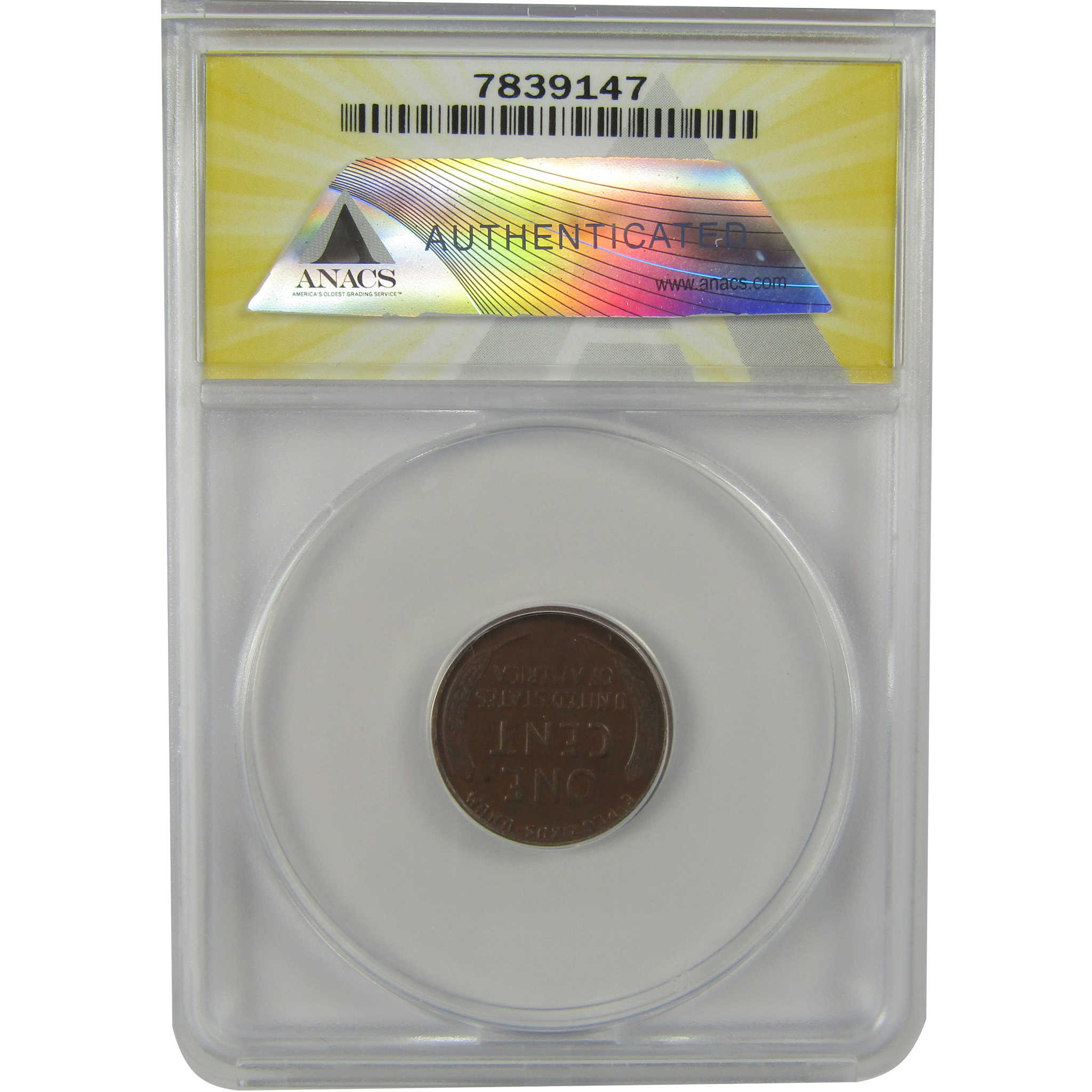 1926 S Lincoln Wheat Cent EF 40 ANACS Penny 1c Coin SKU:I22136