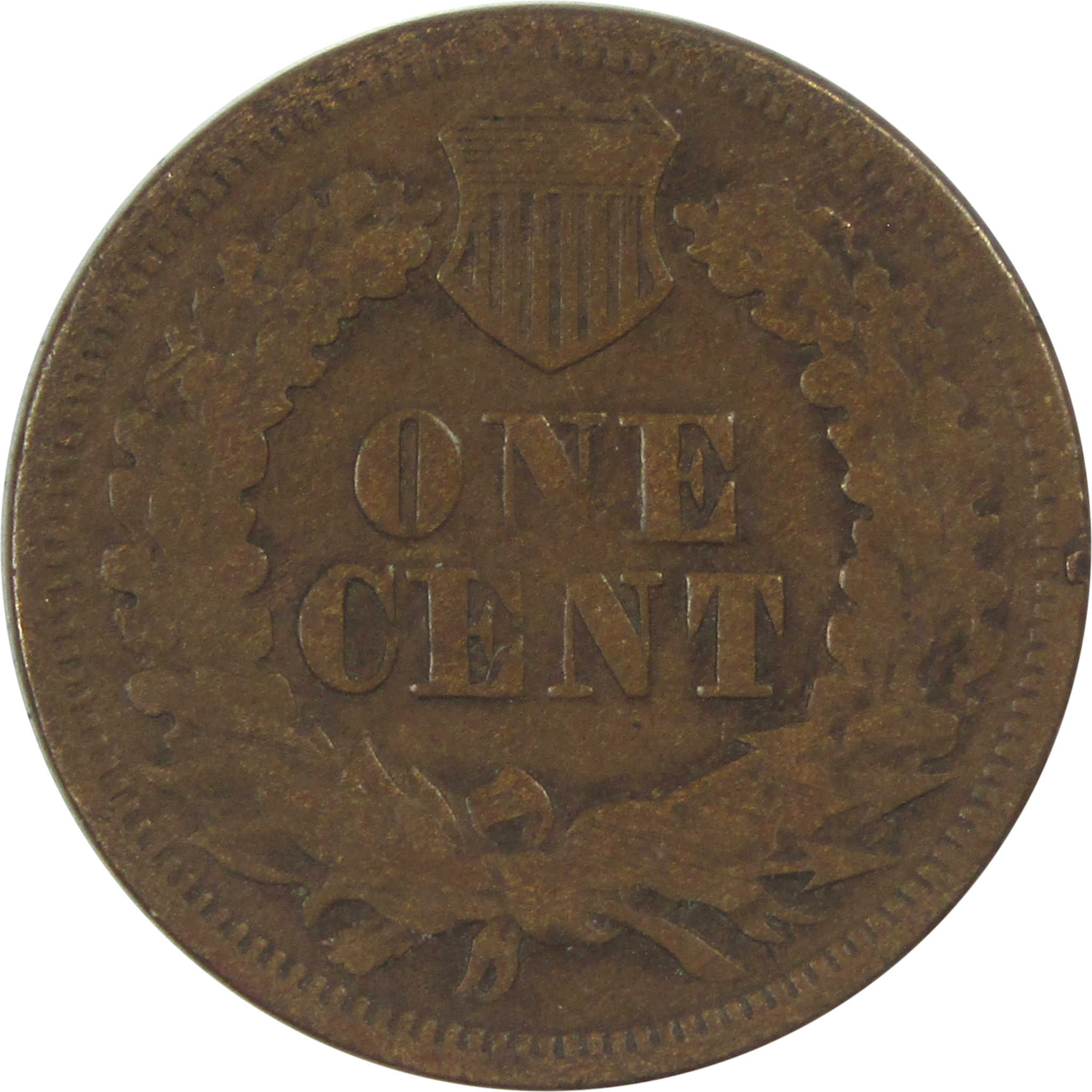 1868 Indian Head Cent G Good Penny 1c Coin SKU:I15559