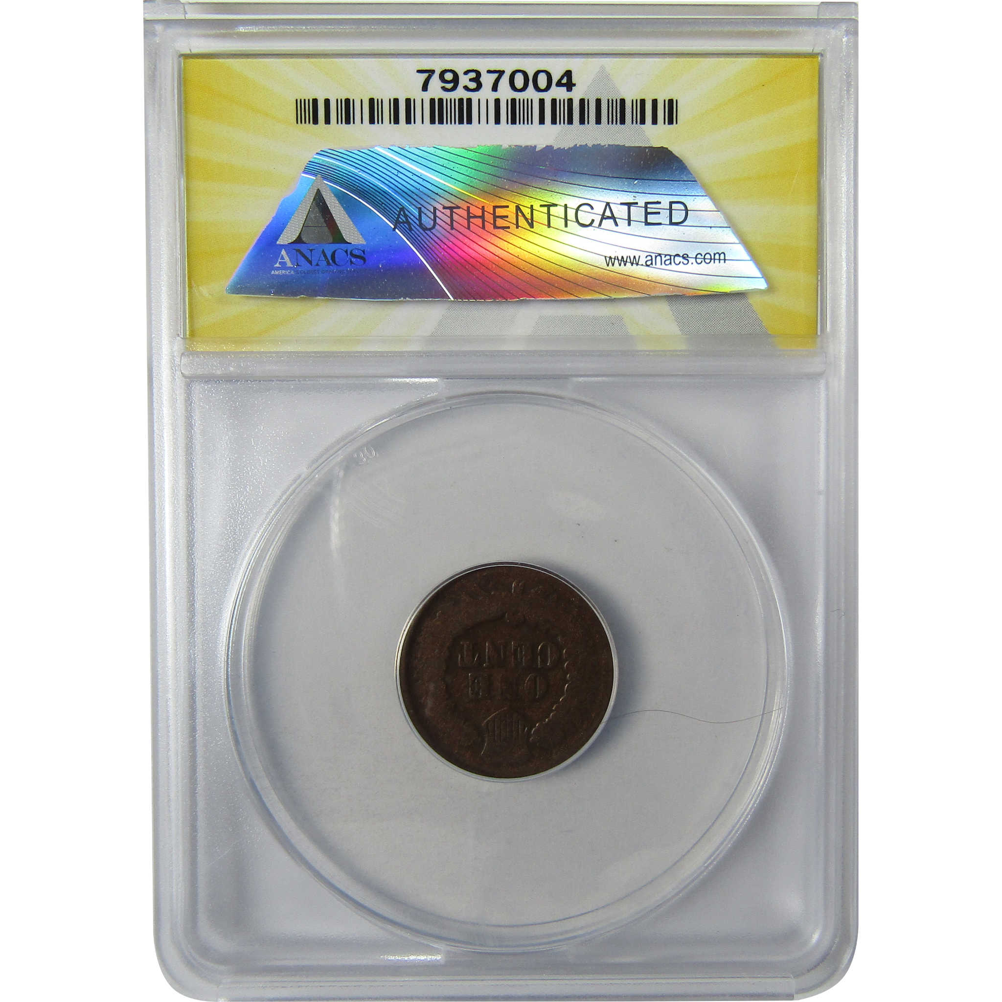 1864 L Indian Head Bronze Cent AG 3 ANACS Penny 1c Coin SKU:I27962