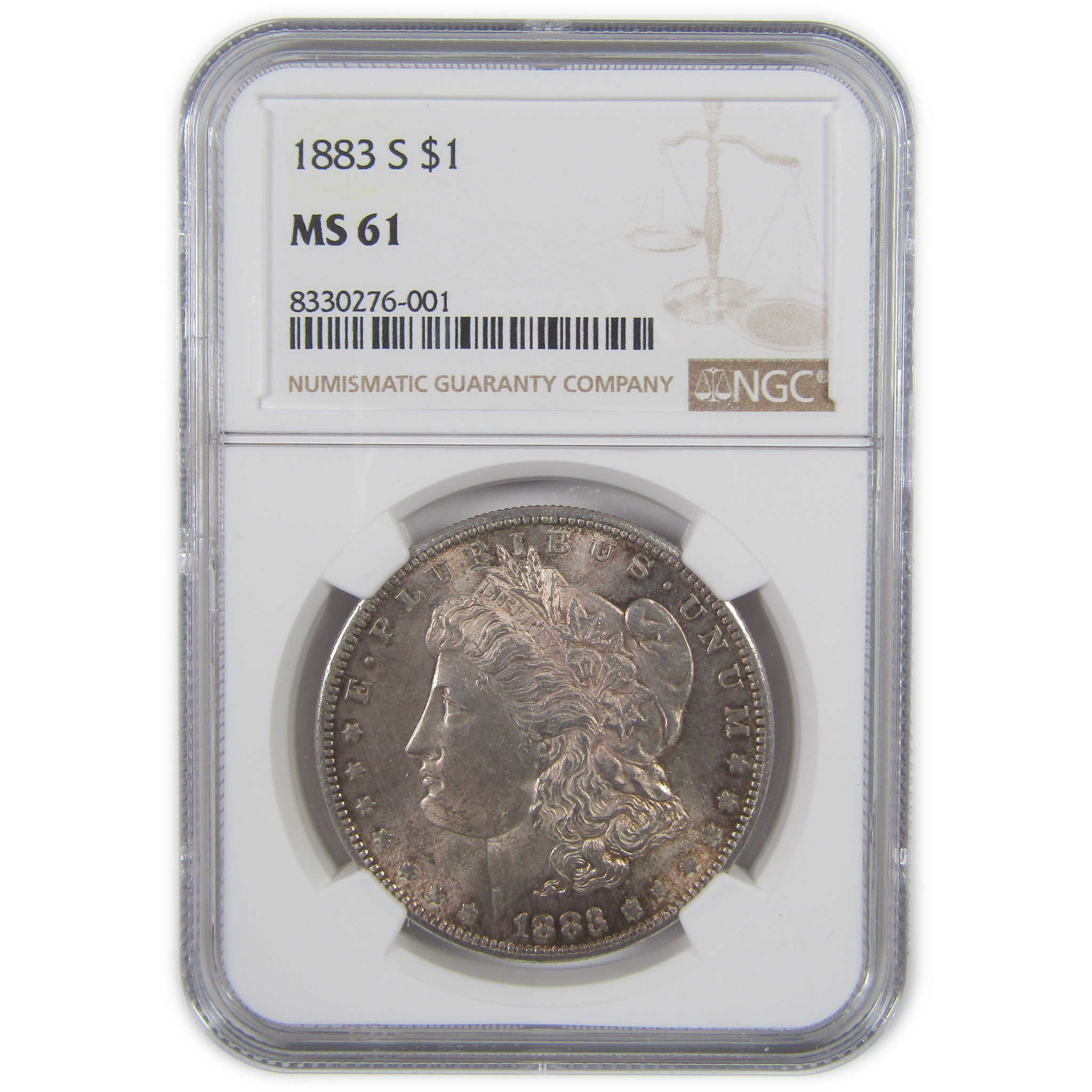 1883 S Morgan Dollar MS 61 NGC Silver Uncirculated $1 Coin SKU:I18246 - Morgan coin - Morgan silver dollar - Morgan silver dollar for sale - Profile Coins &amp; Collectibles