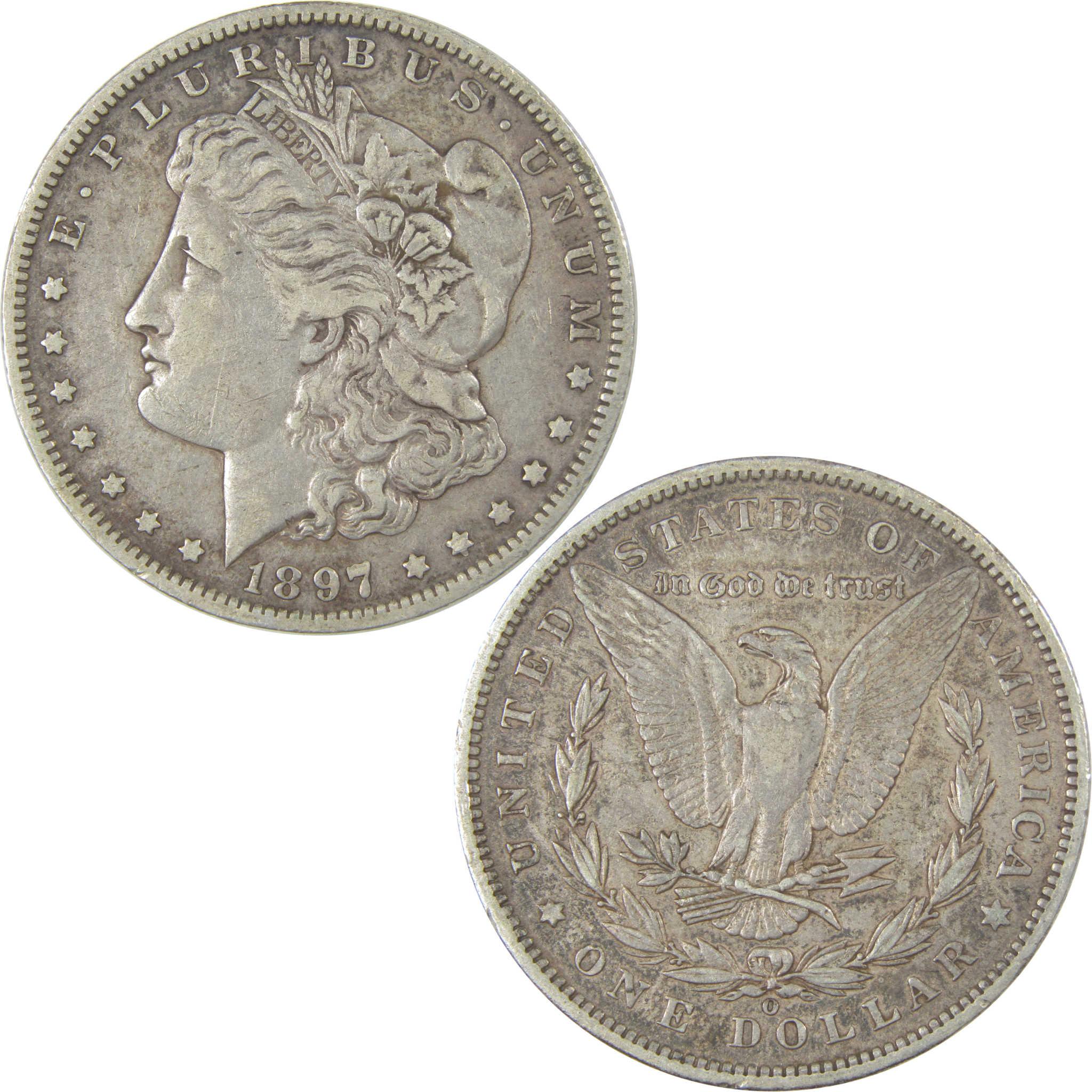 1897 O Morgan Silver Dollar XF EF Extremely Fine $1 Coin SKU:I24213 - Morgan coin - Morgan silver dollar - Morgan silver dollar for sale - Profile Coins &amp; Collectibles