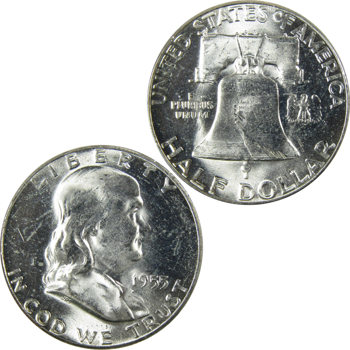 1955 Bugs Bunny Franklin Silver 50c Uncirculated Mint State SKU:I27855