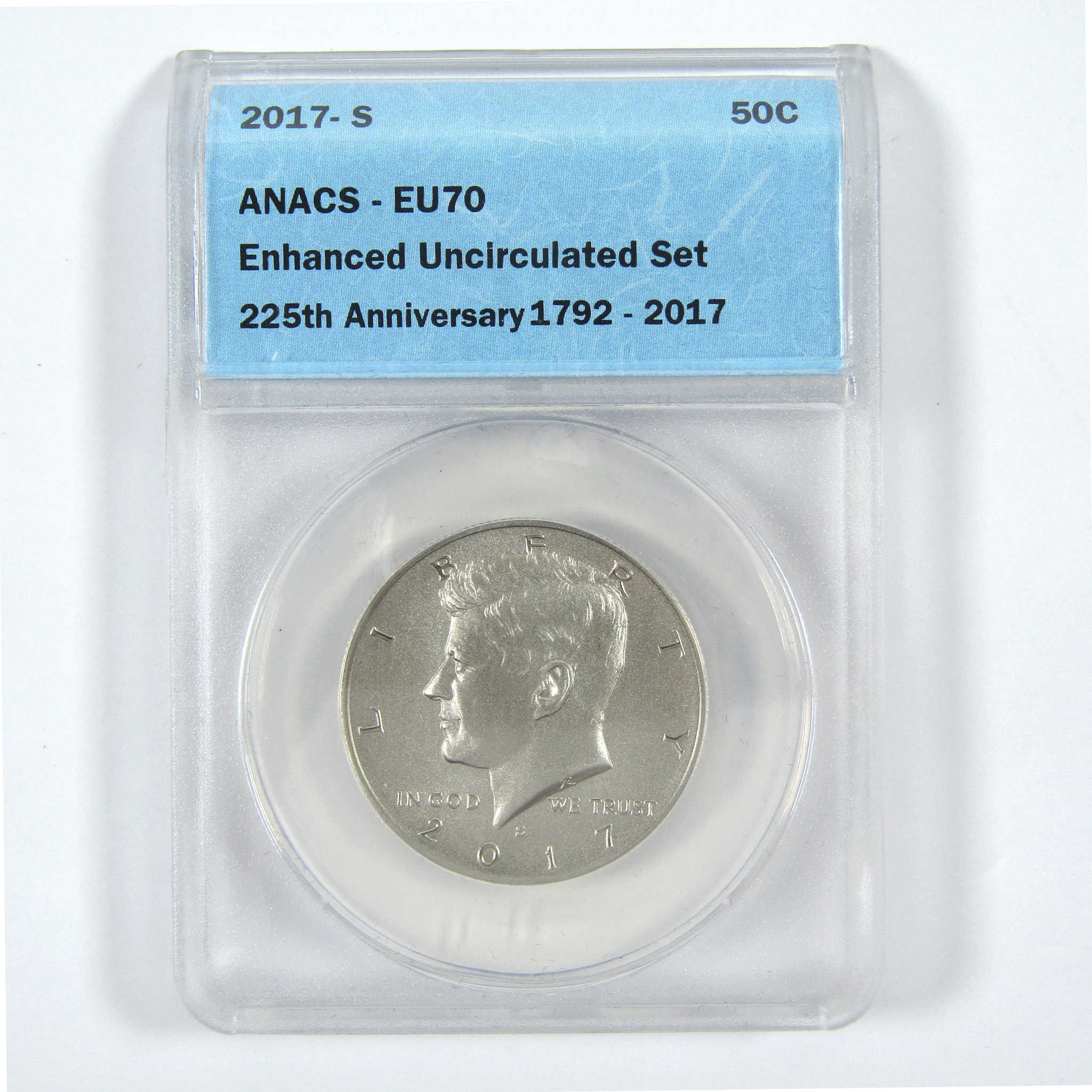 2017 S Kennedy Half Set ANACS Silver Copper-Nickel 50c SKU:CPC7484