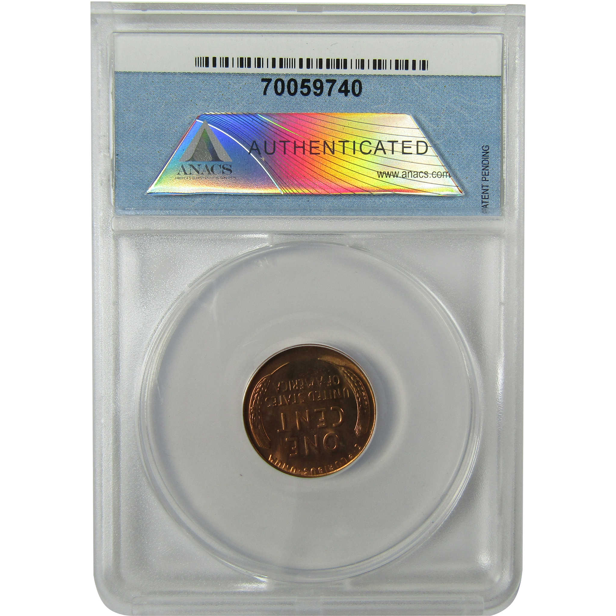 1940 S Lincoln Wheat Cent MS 63 RD ANACS Penny 1c Coin SKU:I28434