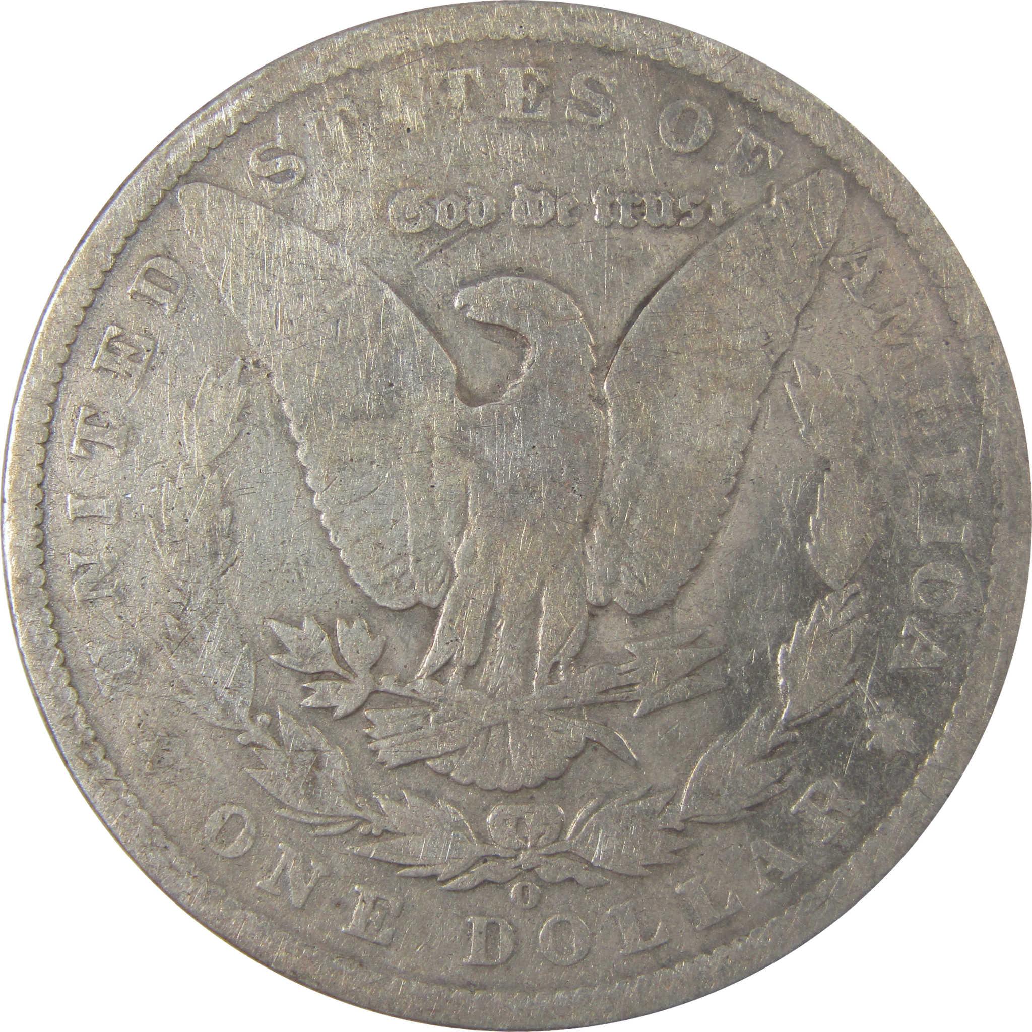 1893 O Morgan Silver Dollar VG Very Good $1 Coin SKU:I25323 - Morgan coin - Morgan silver dollar - Morgan silver dollar for sale - Profile Coins &amp; Collectibles