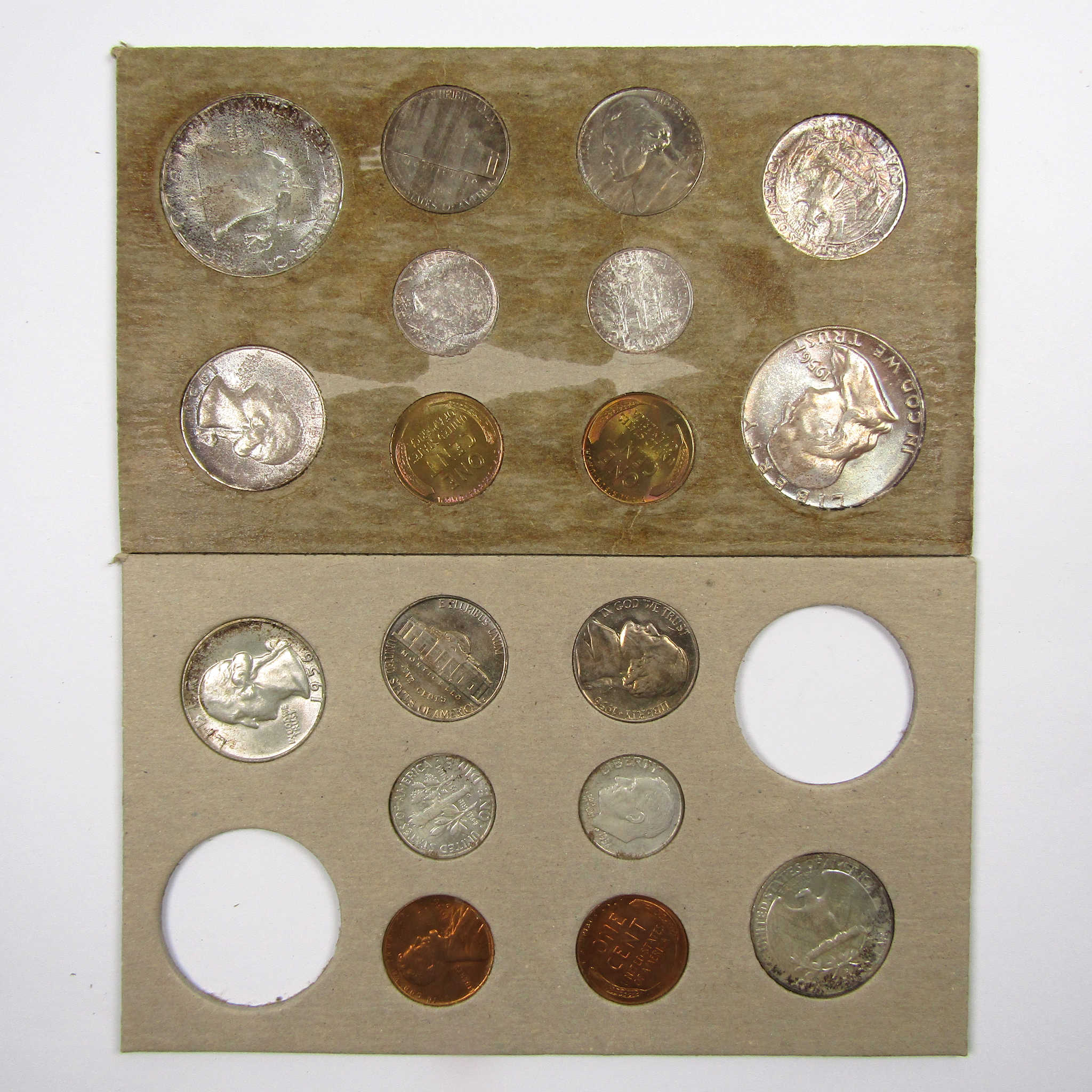 1956 U.S Mint Set Uncirculated 18 Piece Set Collectible OGP SKU:I7991