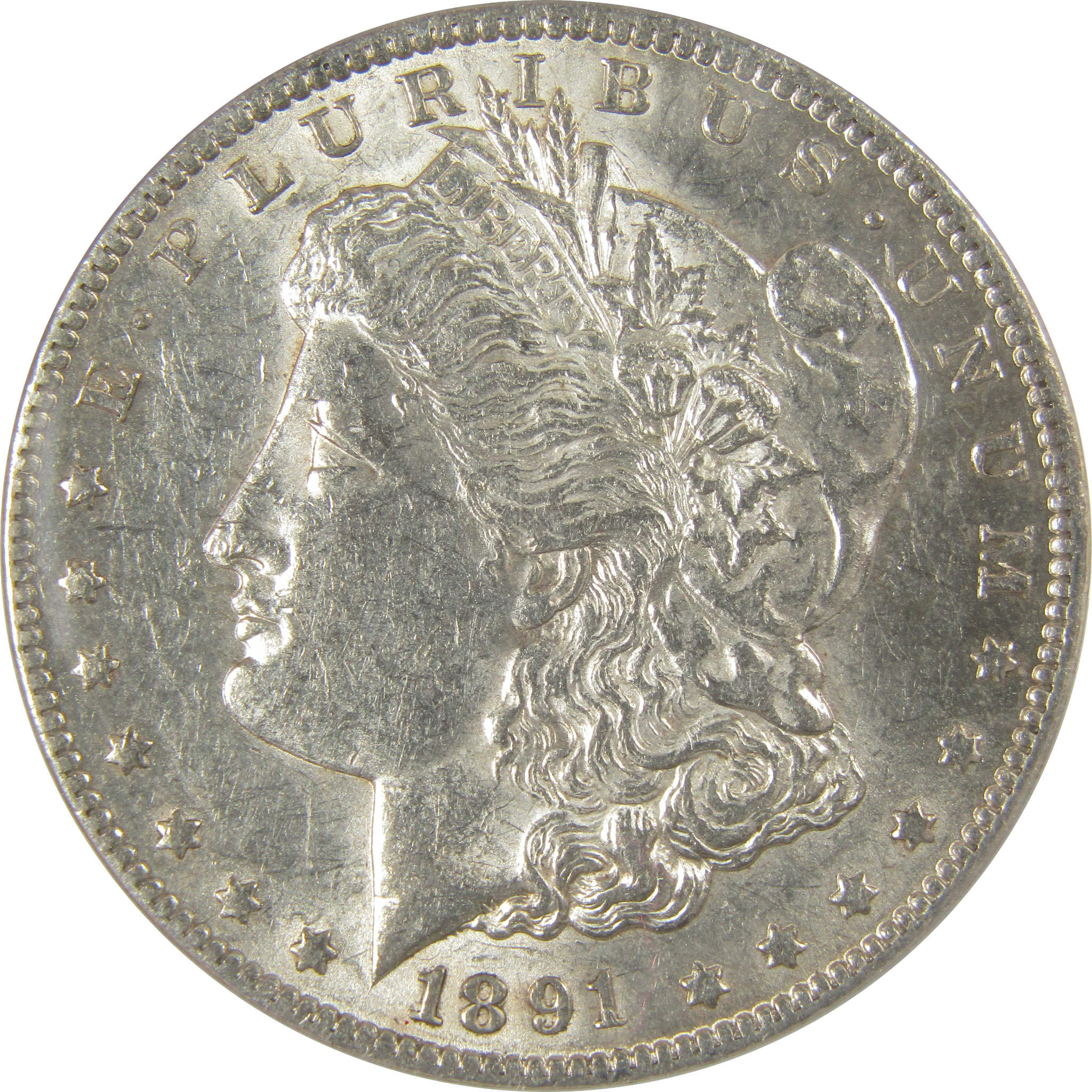 1891 CC Morgan Dollar AU 55 ANACS Silver $1 Coin SKU:I20788 - Morgan coin - Morgan silver dollar - Morgan silver dollar for sale - Profile Coins &amp; Collectibles