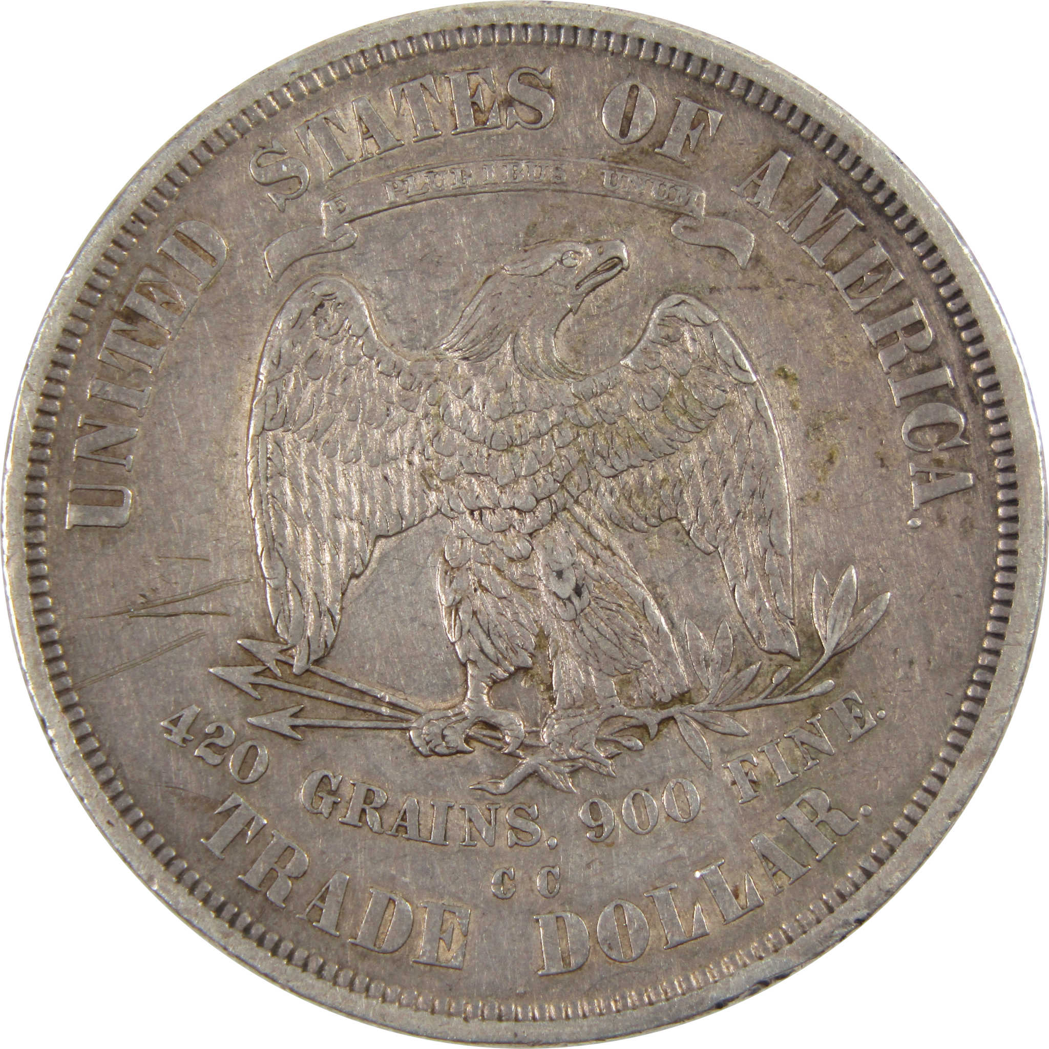 1875 CC Type 1 Reverse Trade Dollar XF EF Extremely Fine SKU:I8403