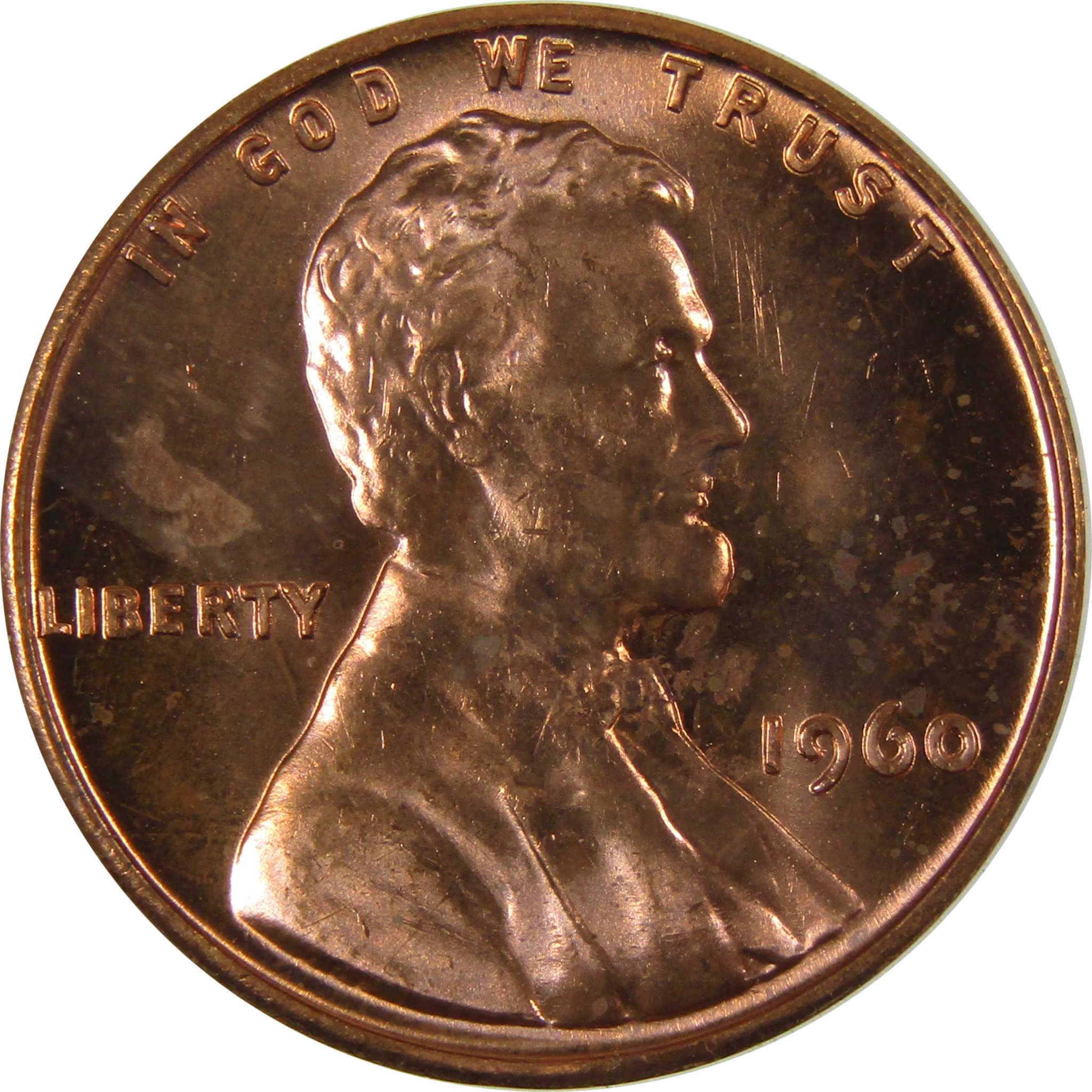 1960 Small Date Lincoln Memorial 1c Uncirculated Mint State SKU:I26573