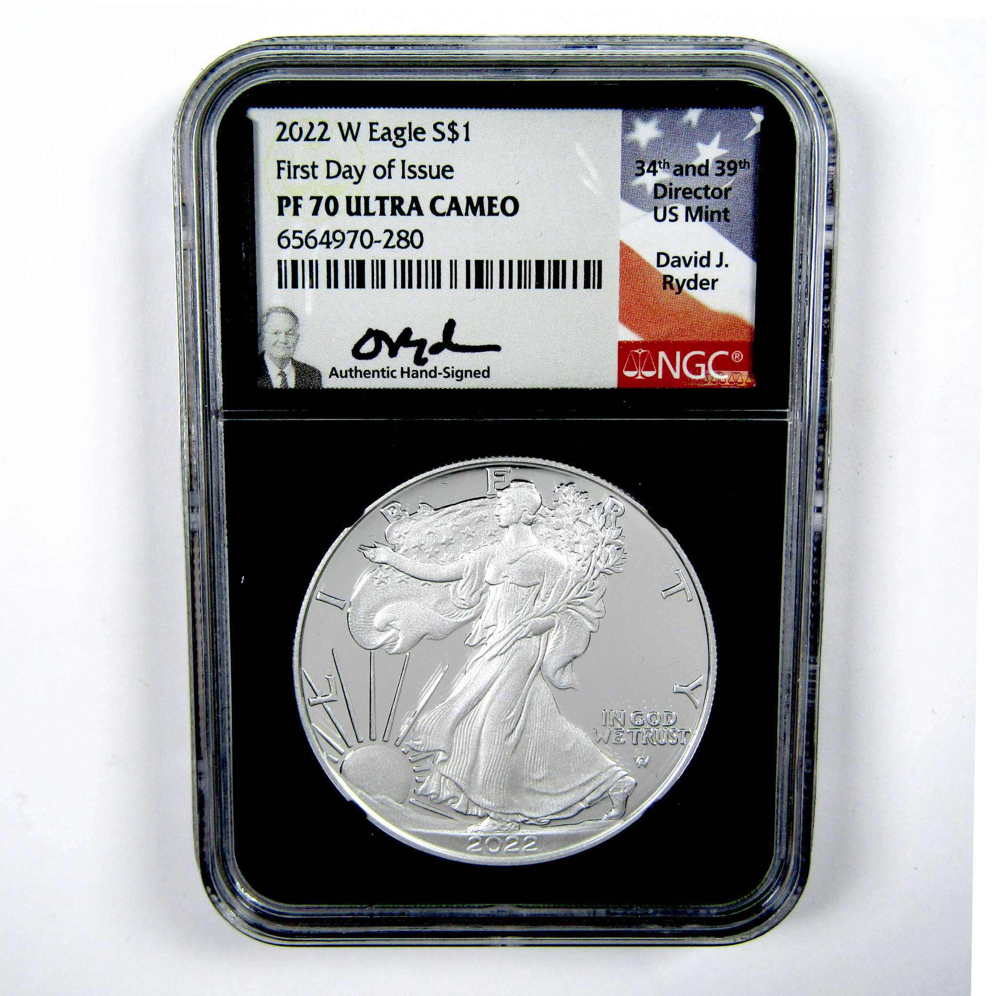 2022 W American Silver Eagle PF 70 UCAM NGC $1 First Day SKU:CPC6971