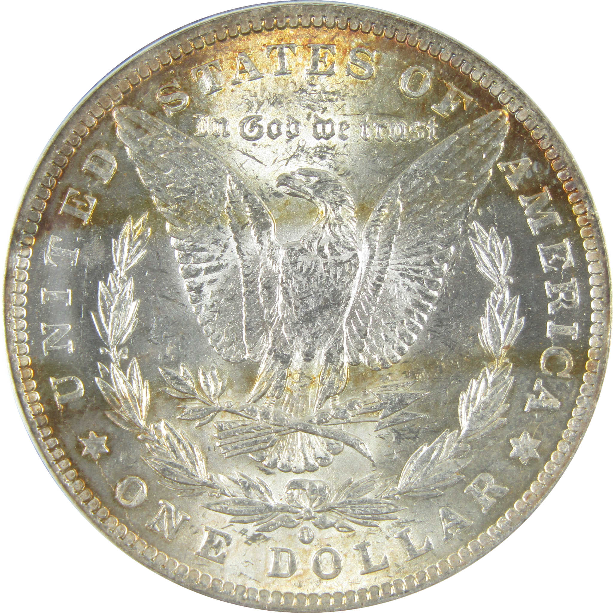 1884 O Morgan Dollar MS 61 ANACS Silver $1 Coin Toned SKU:I15046