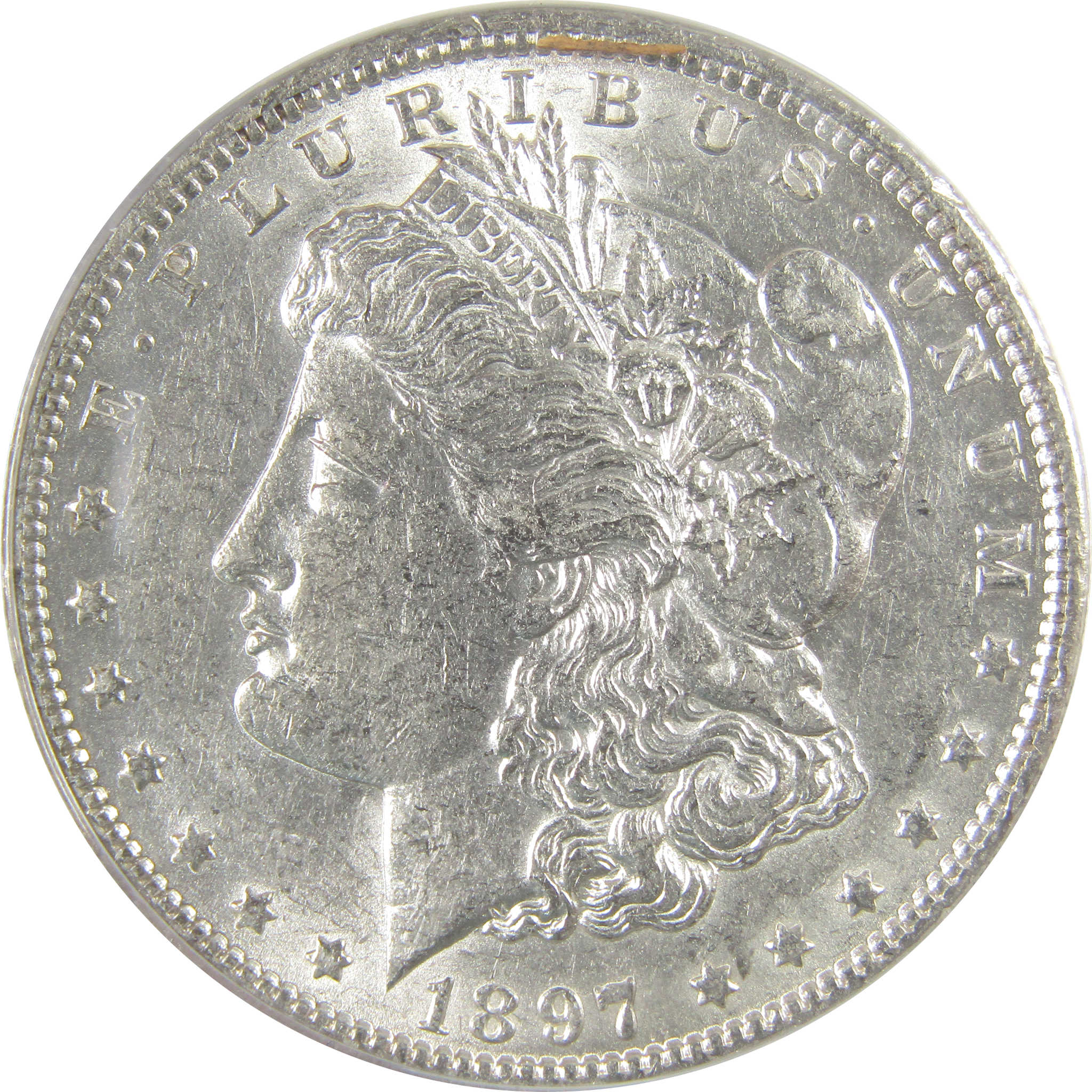 1897 O Morgan Dollar AU 50 ANACS Silver $1 Coin SKU:I19189 - Morgan coin - Morgan silver dollar - Morgan silver dollar for sale - Profile Coins &amp; Collectibles