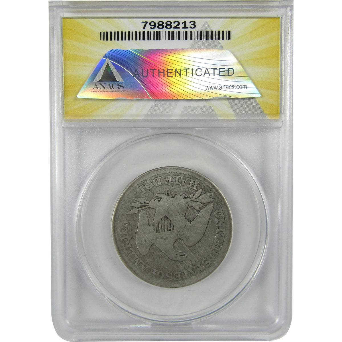 1854 O Seated Liberty Silver Half Dollar G 4 Details ANACS SKU:I28551