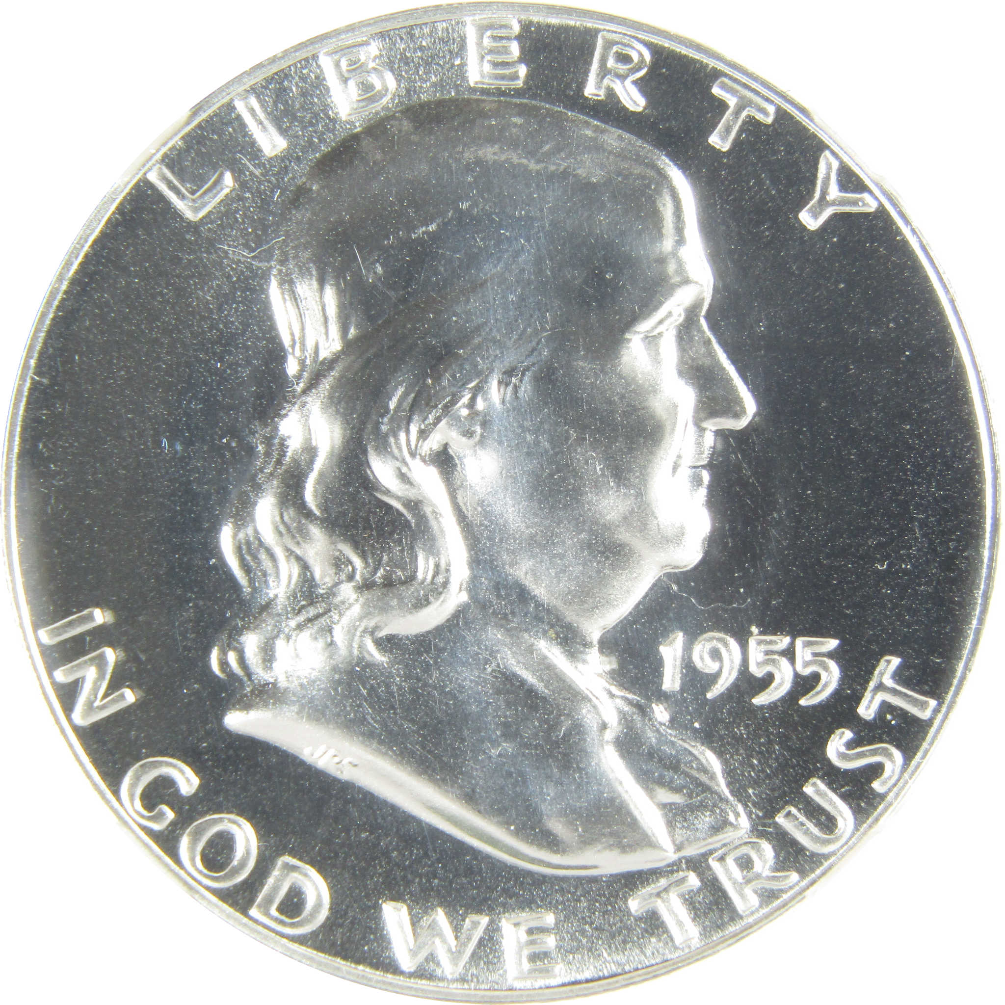 1955 Franklin Silver Half Dollar PF 68 NGC Proof 50c Coin SKU:I27411
