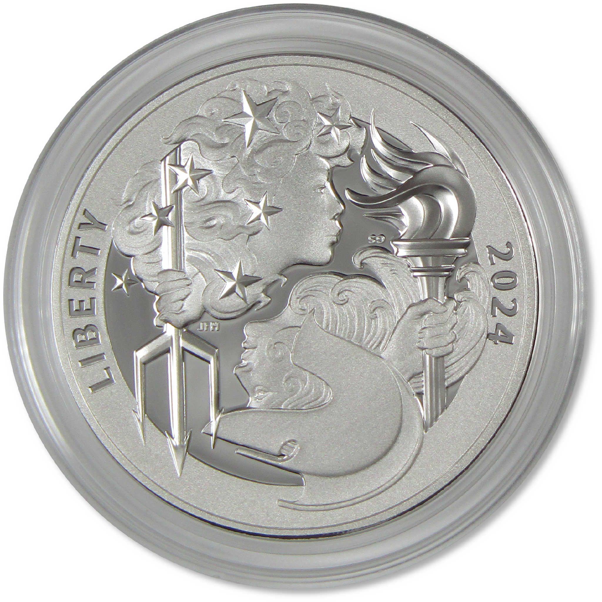 2024 Liberty & Britannia 1 oz .999 Silver Proof Medal OGP COA